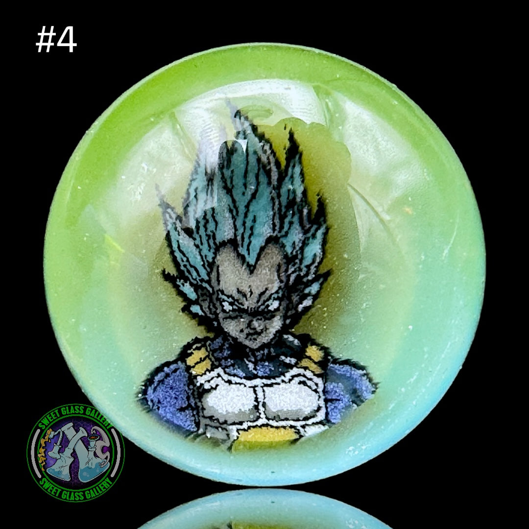 Keys Glass - Marble #4 - Vegeta Dragon Ball Z