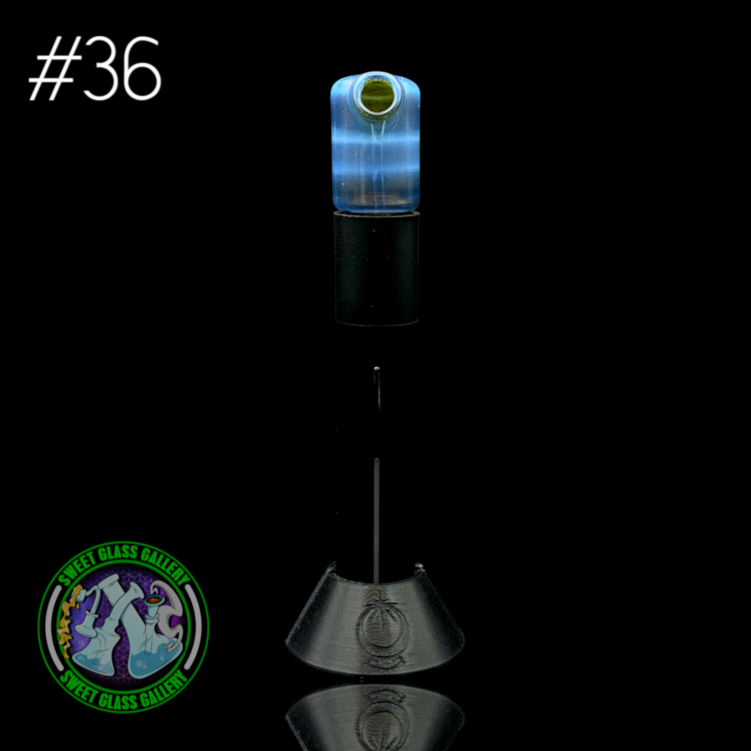 Kizmit Glass - Puffco Pivot Top #36 - Opal Jackpot