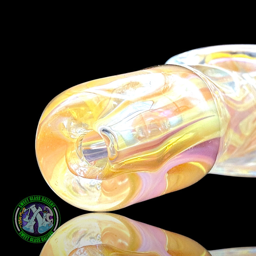 Daniel's Glass Art - Dry Pipe #2 - Gold Fumed