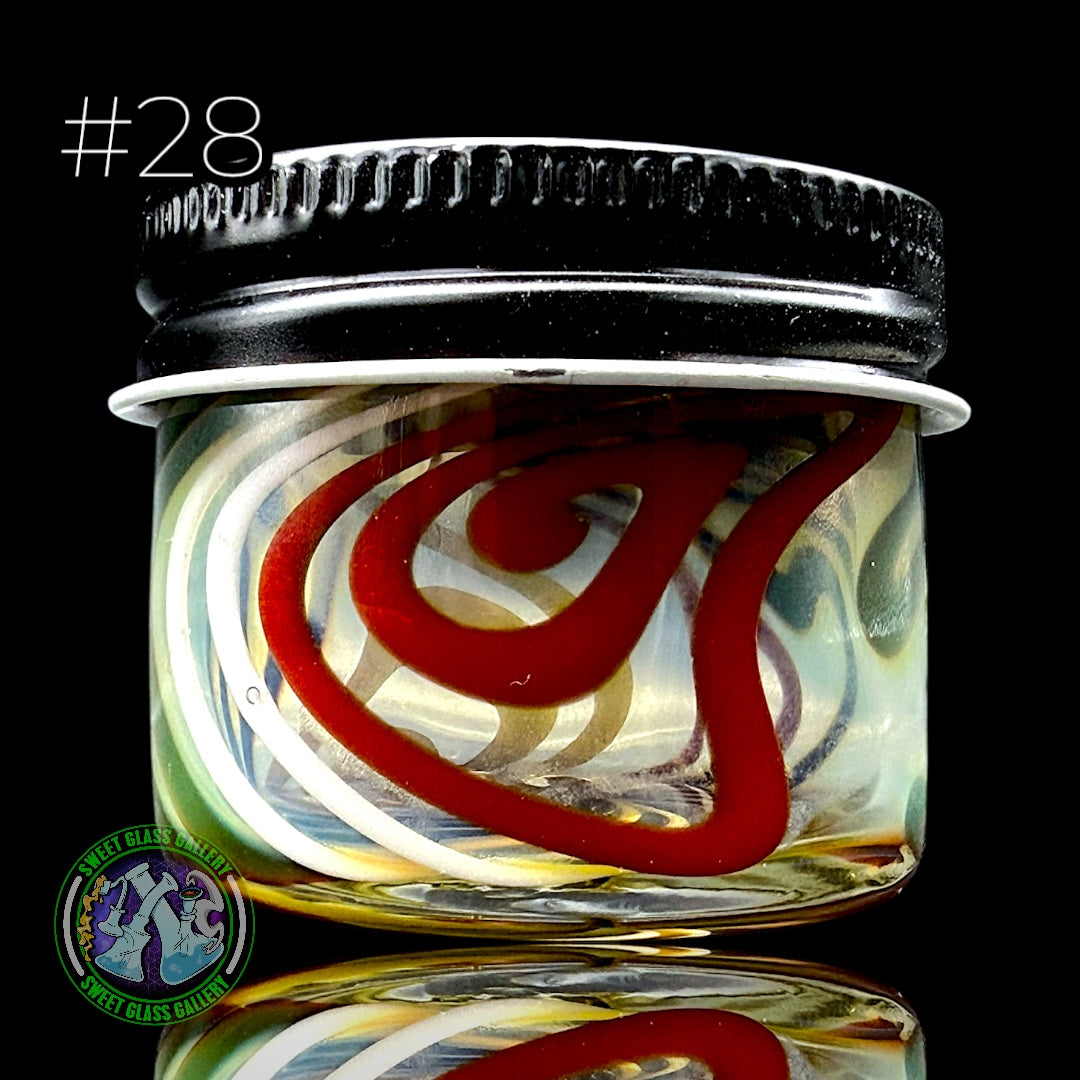 Ben’s Glass Art - Baller Jar #28 - Inside Out Tech