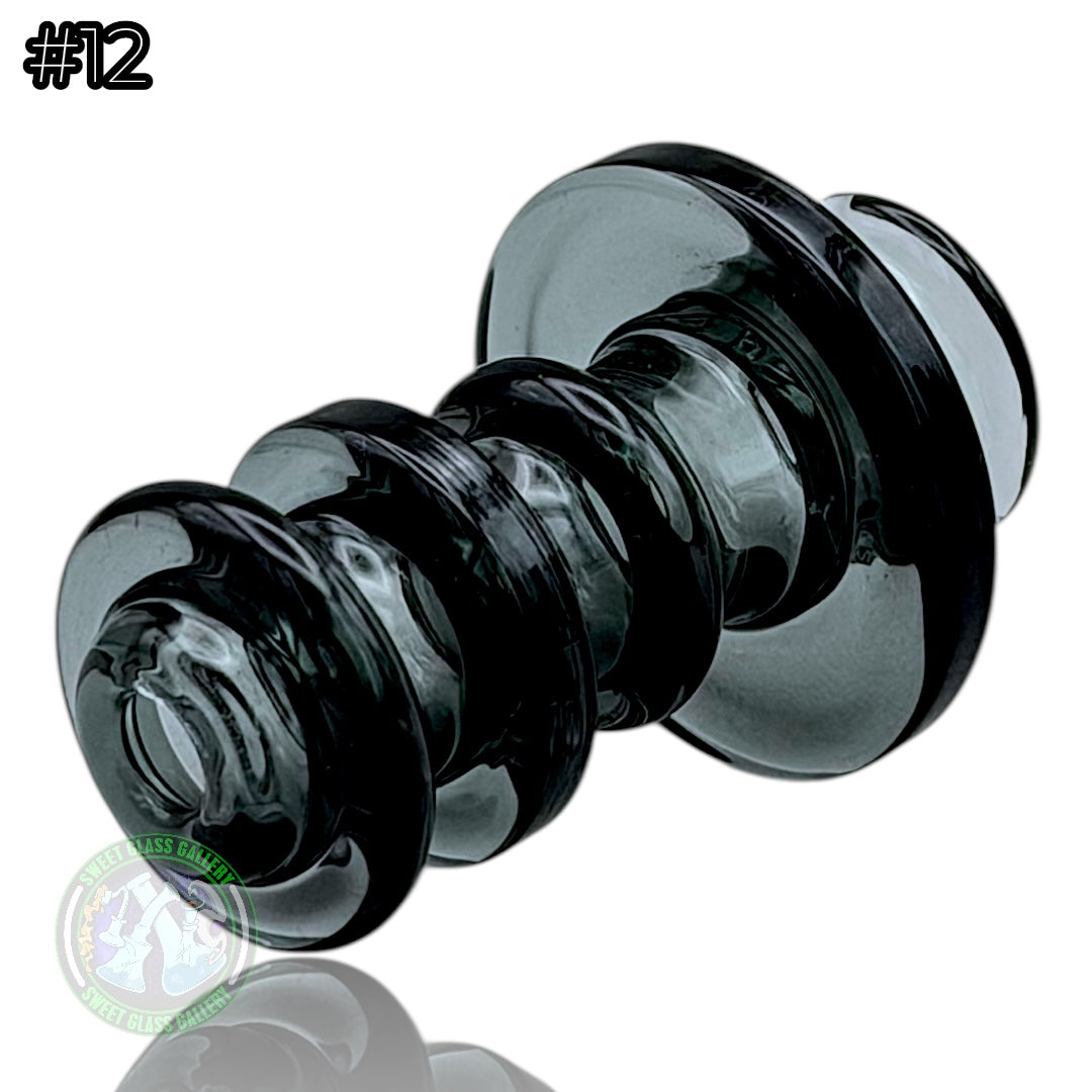 Rone Glass -Puffco Pivot Top #12 - Transparent Black