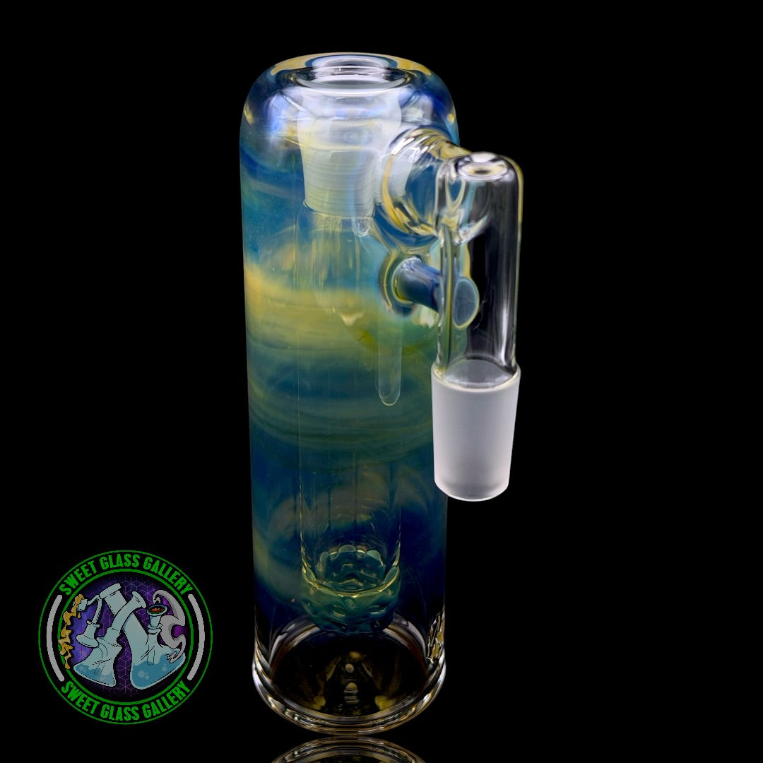 Fluid Glass - Ash Catcher #19 - 18mm Blue Amber Purple
