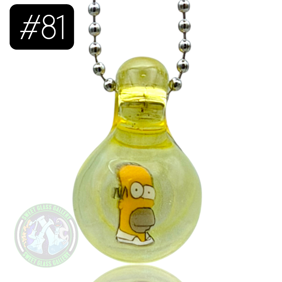 Keys Glass - Pendant #81 (Homer - The Simpsons)