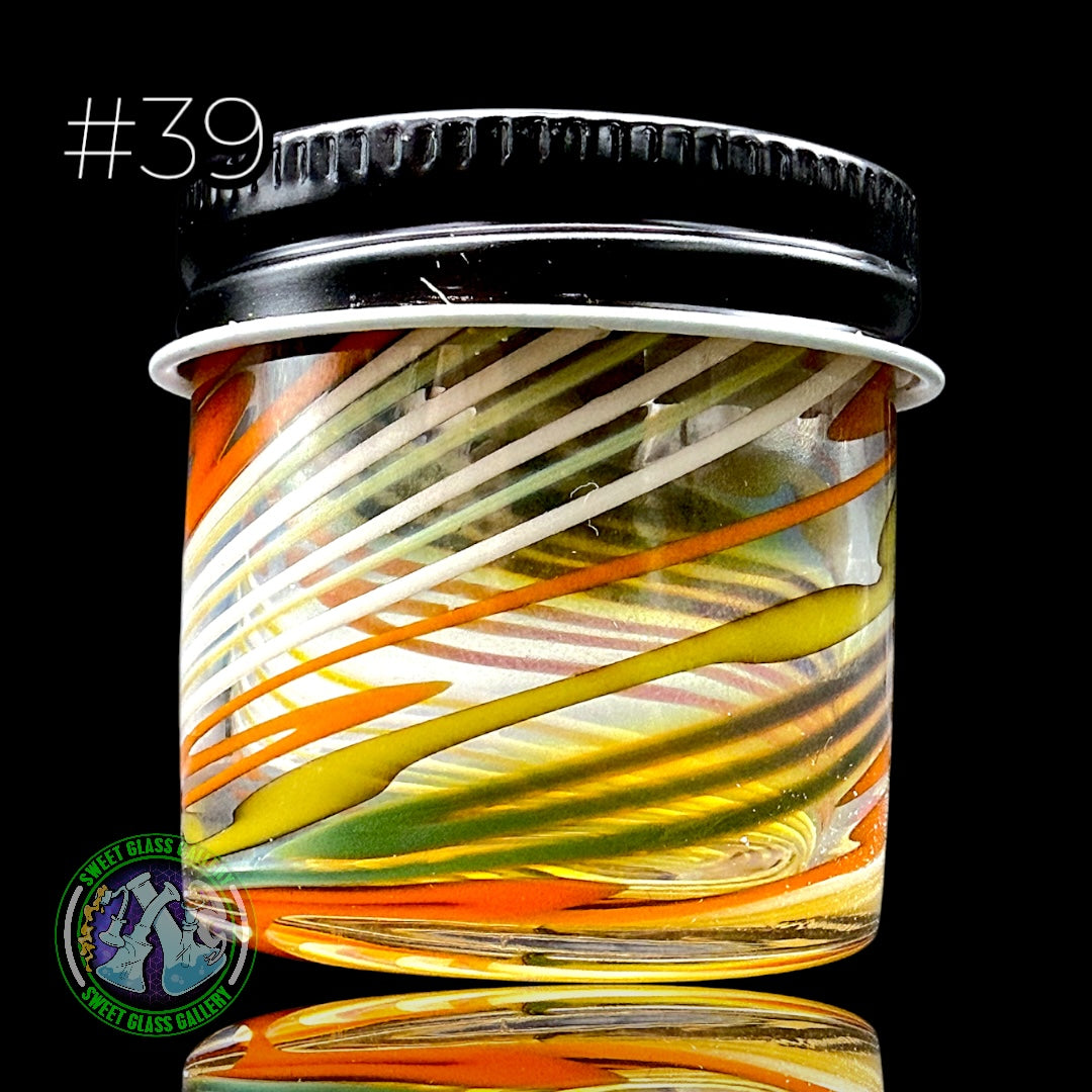 Ben’s Glass Art - Baller Jar #39 - Inside Out Tech