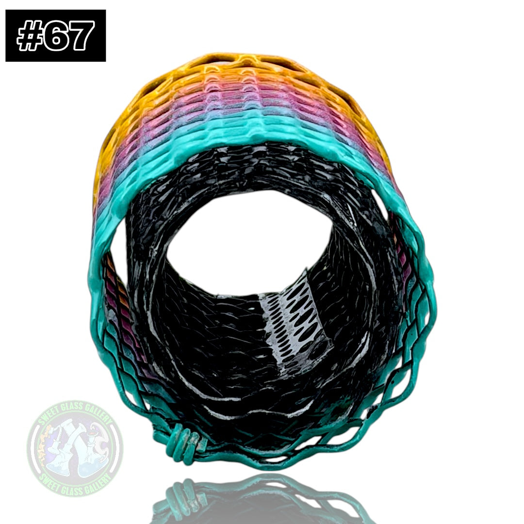 Mamba Guardzz - Heat Cage #67 - Blazer GT8000 Guard (Teal, Pink & Yellow)