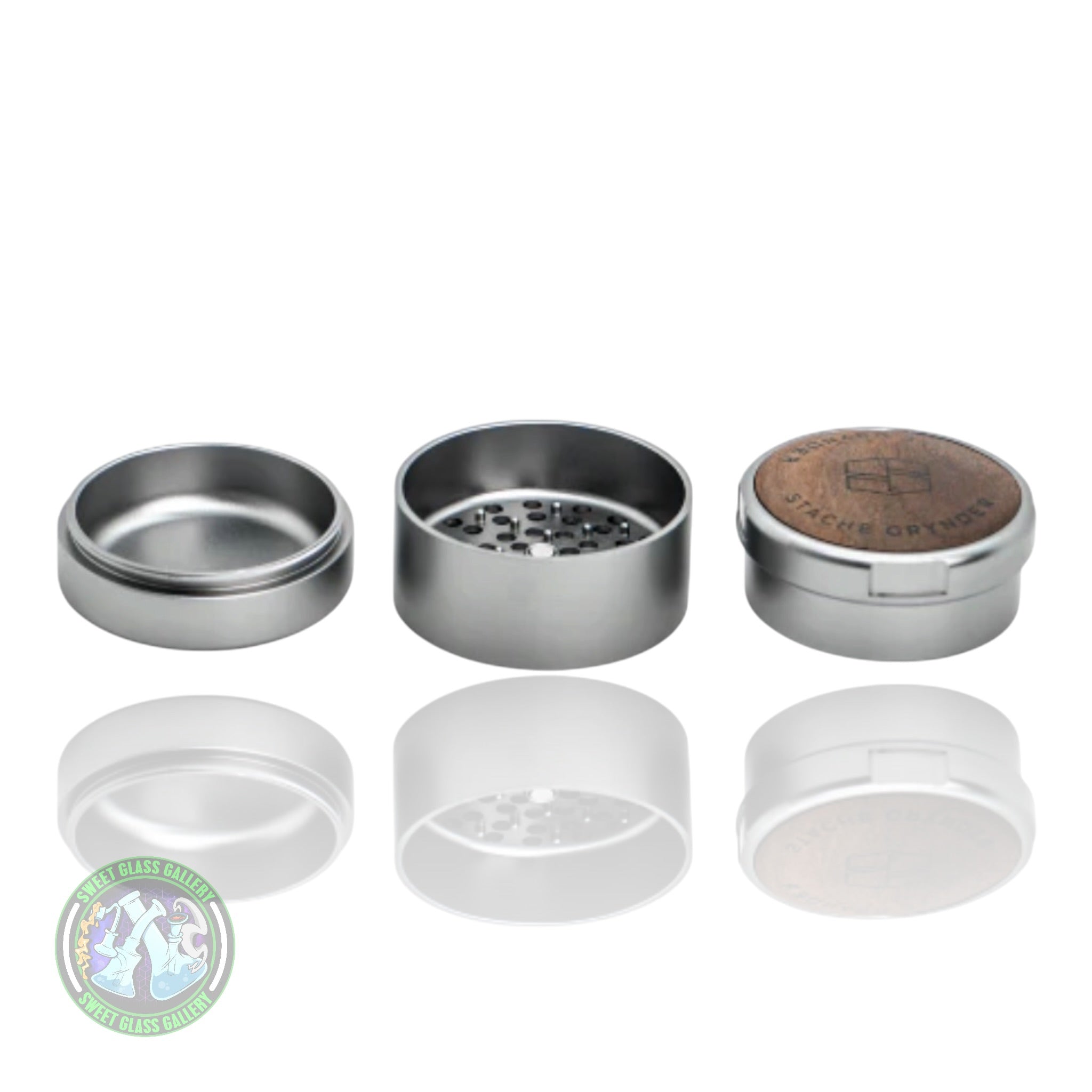Stache Products - 3pc Grynder - Gun Metal