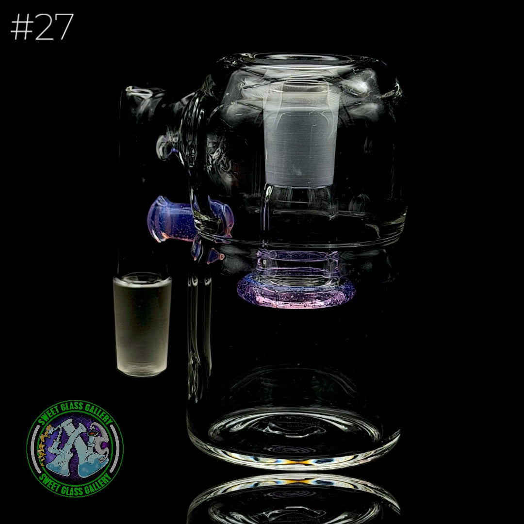 Fluid Glass - Ash Catcher 14mm - Dry #27 (Purple Lollipop)