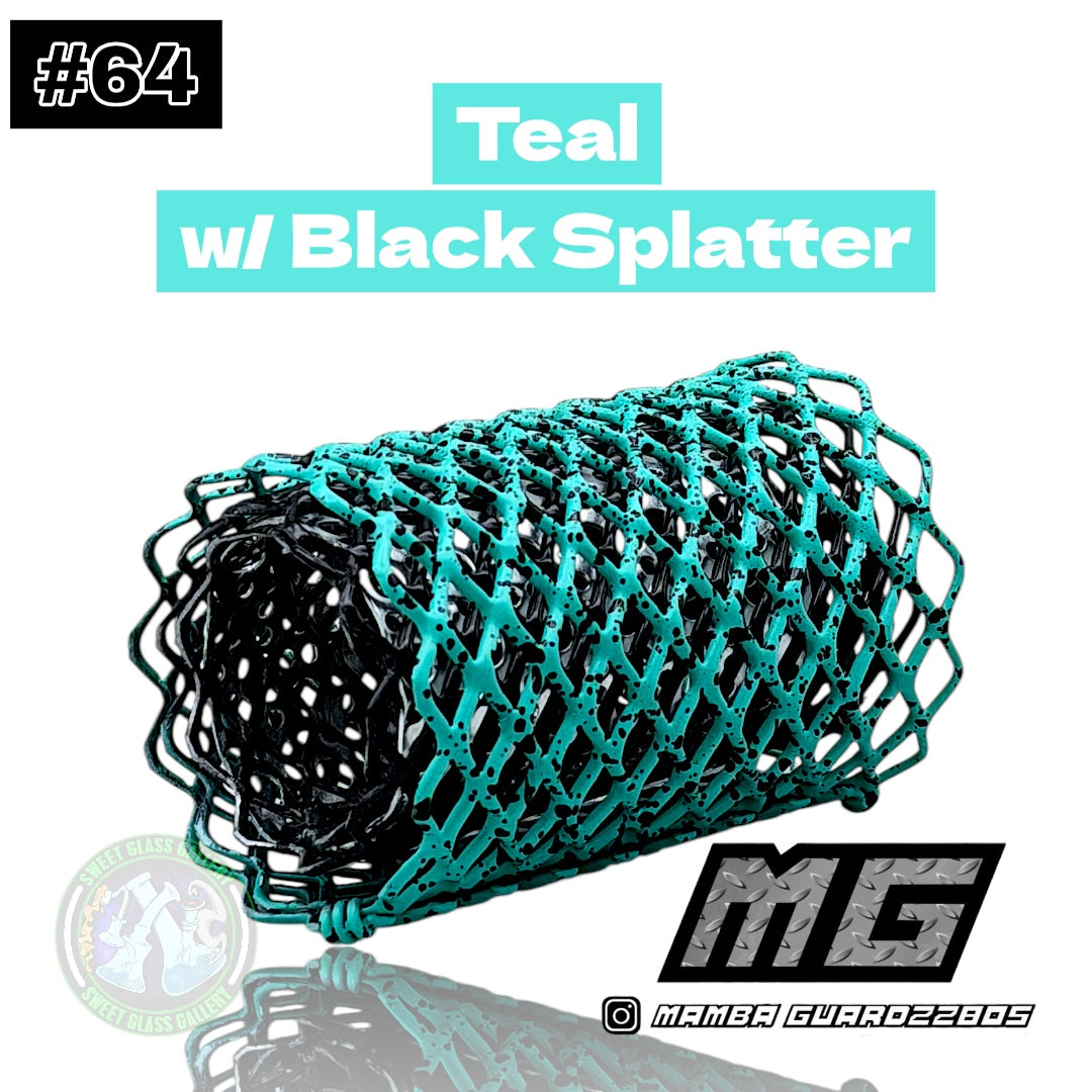 Mamba Guardzz - Heat Cage #64 - Blazer GT8000 Guard (Teal w/ Black Splatter)