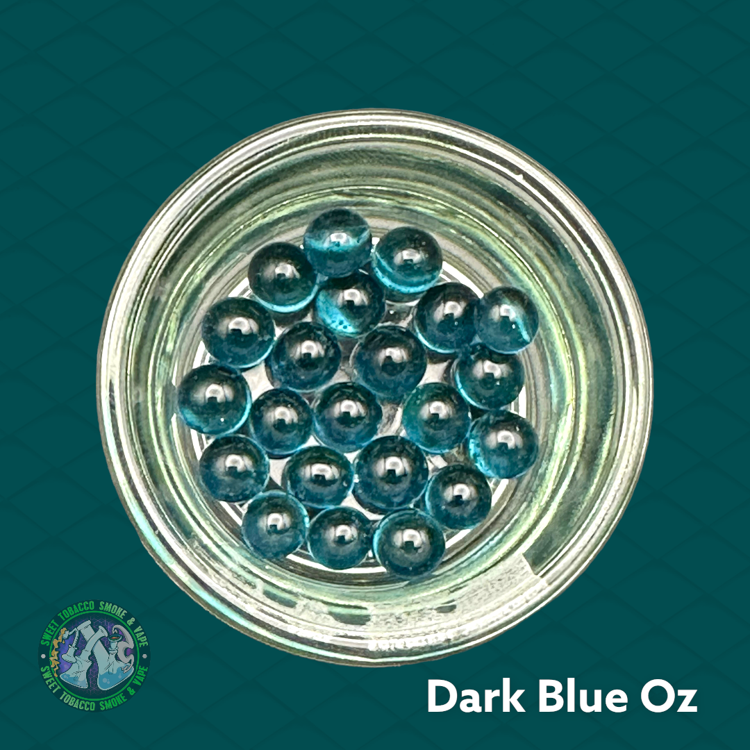 Empty 1 Glass - 6mm Terp Pearl • One Pearl (Dark Blue Oz)