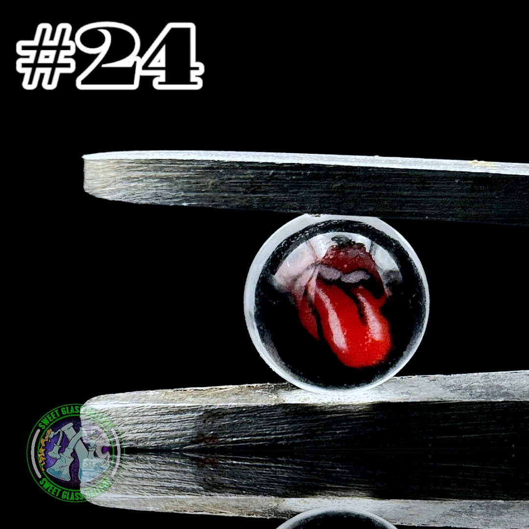 Steve Hulsebos Glass - Milli Terp Pearl 6mm #24 (The Rolling Stones)