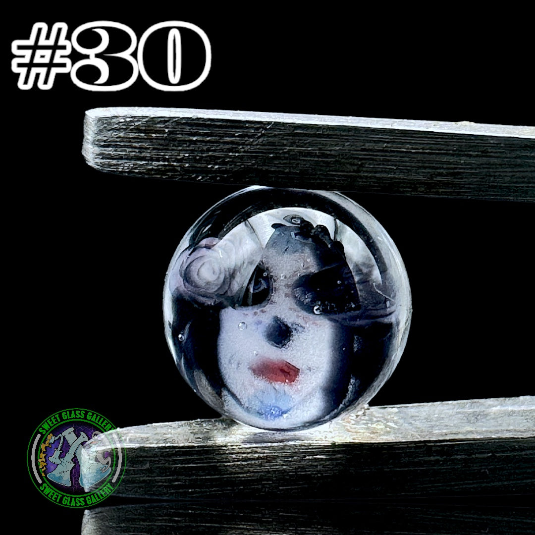 Steve Hulsebos Glass - Milli Terp Pearl 6mm #30 (Day Of The Dead Face)