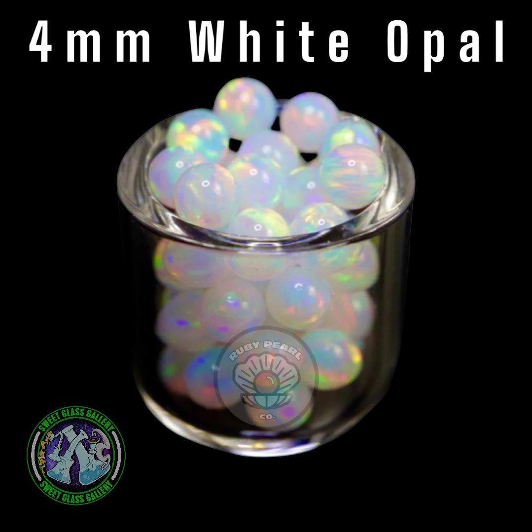 Ruby Pearl Co - White Opal Terp Pearl 4mm