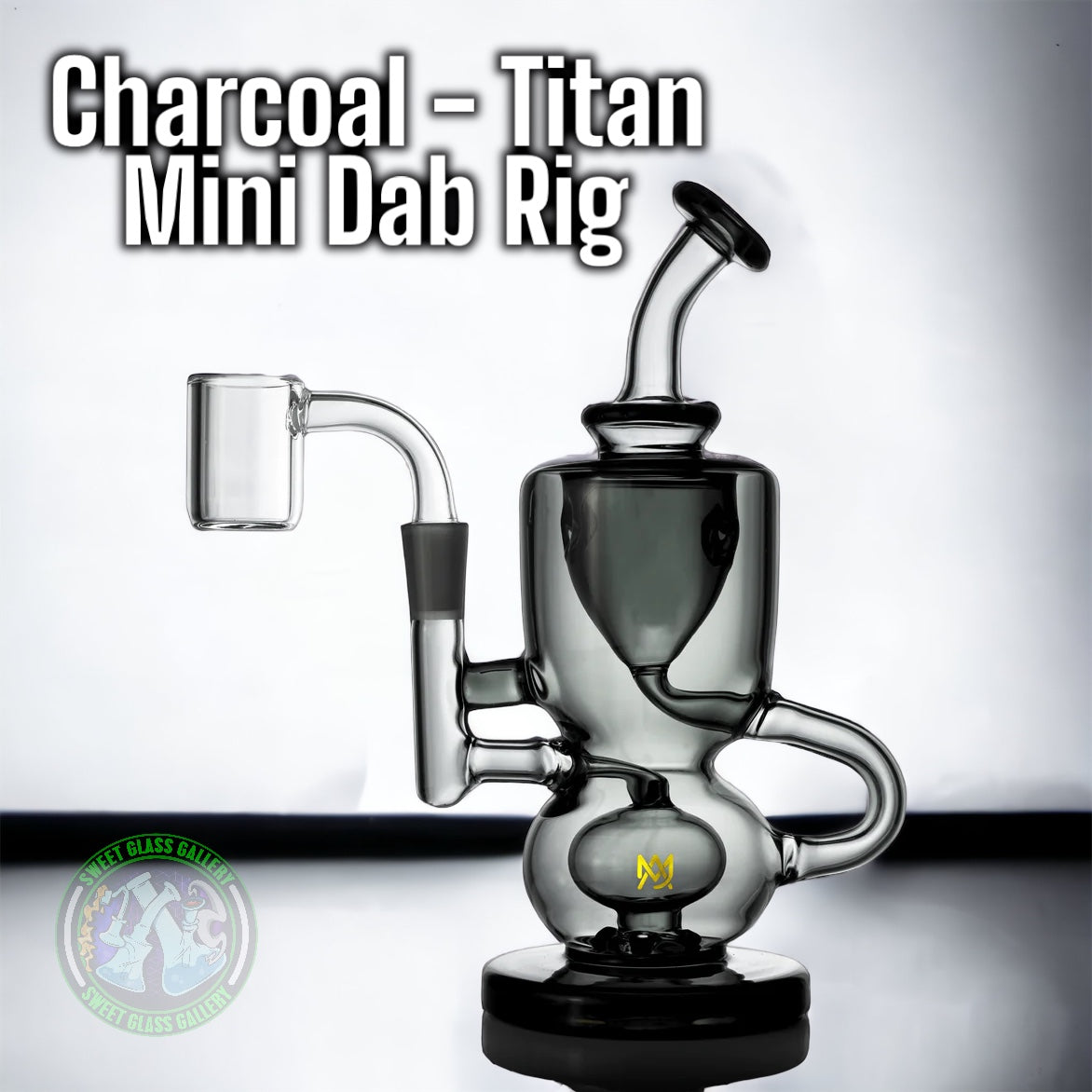 MJ Arsenal - Titan Mini Dab Rig (Charcoal)