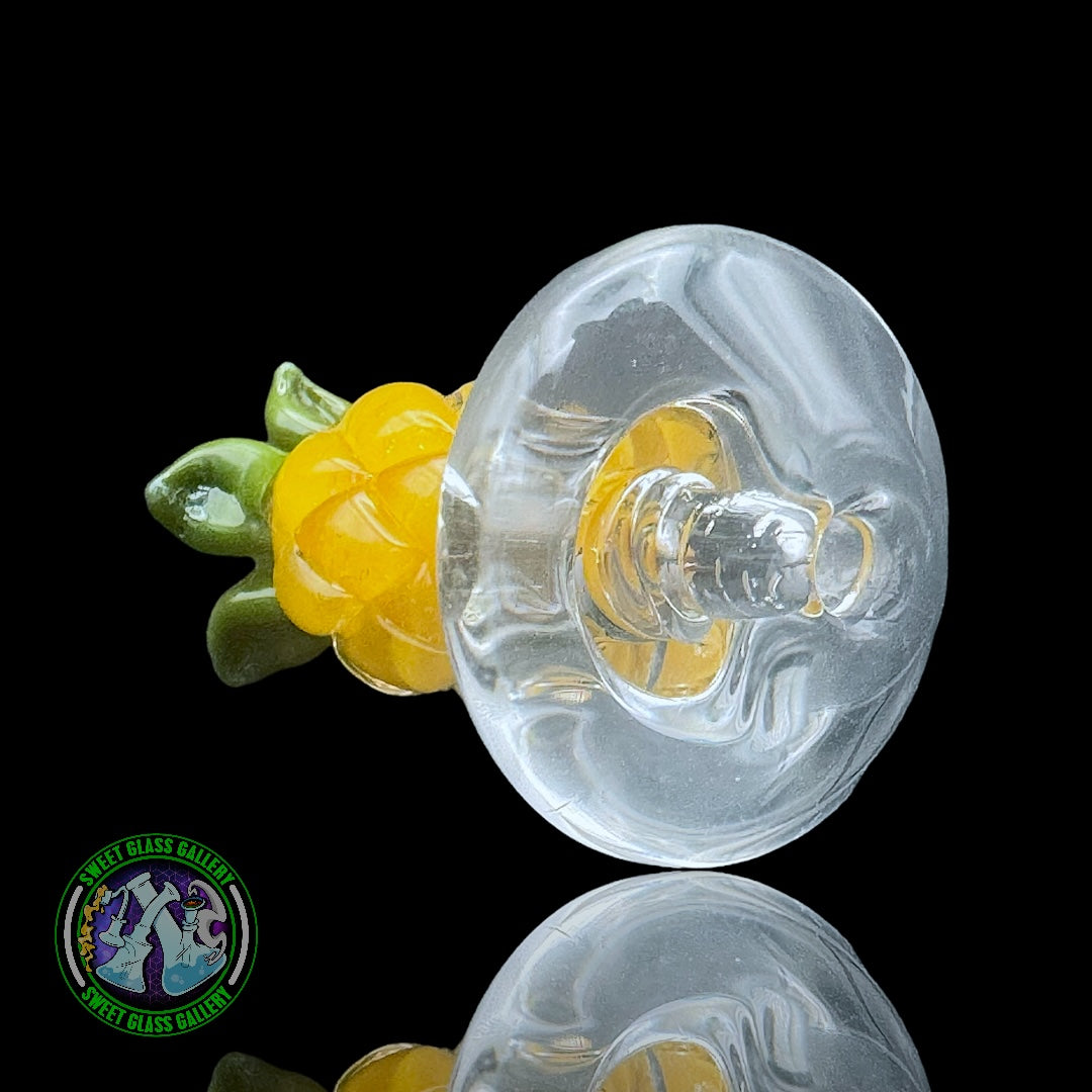 Empire Glassworks - Puffco Peak Carb Cap - Pineapple #2