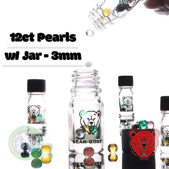 Bear Quartz - 12ct Terp Pearls w/ Jar (3mm)
