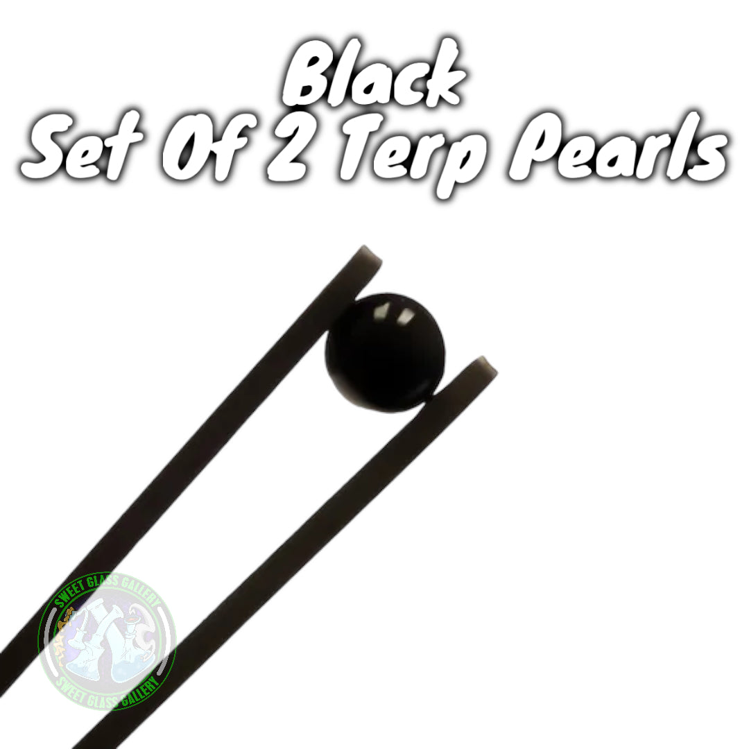 Bear Quartz - 6mm Terp Pearls • Set Of Two (Black)