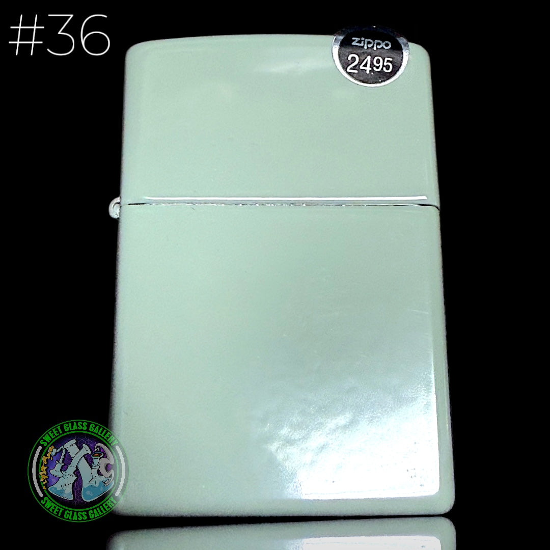 Zippo - Lighter #36 (Sage Green Matte)