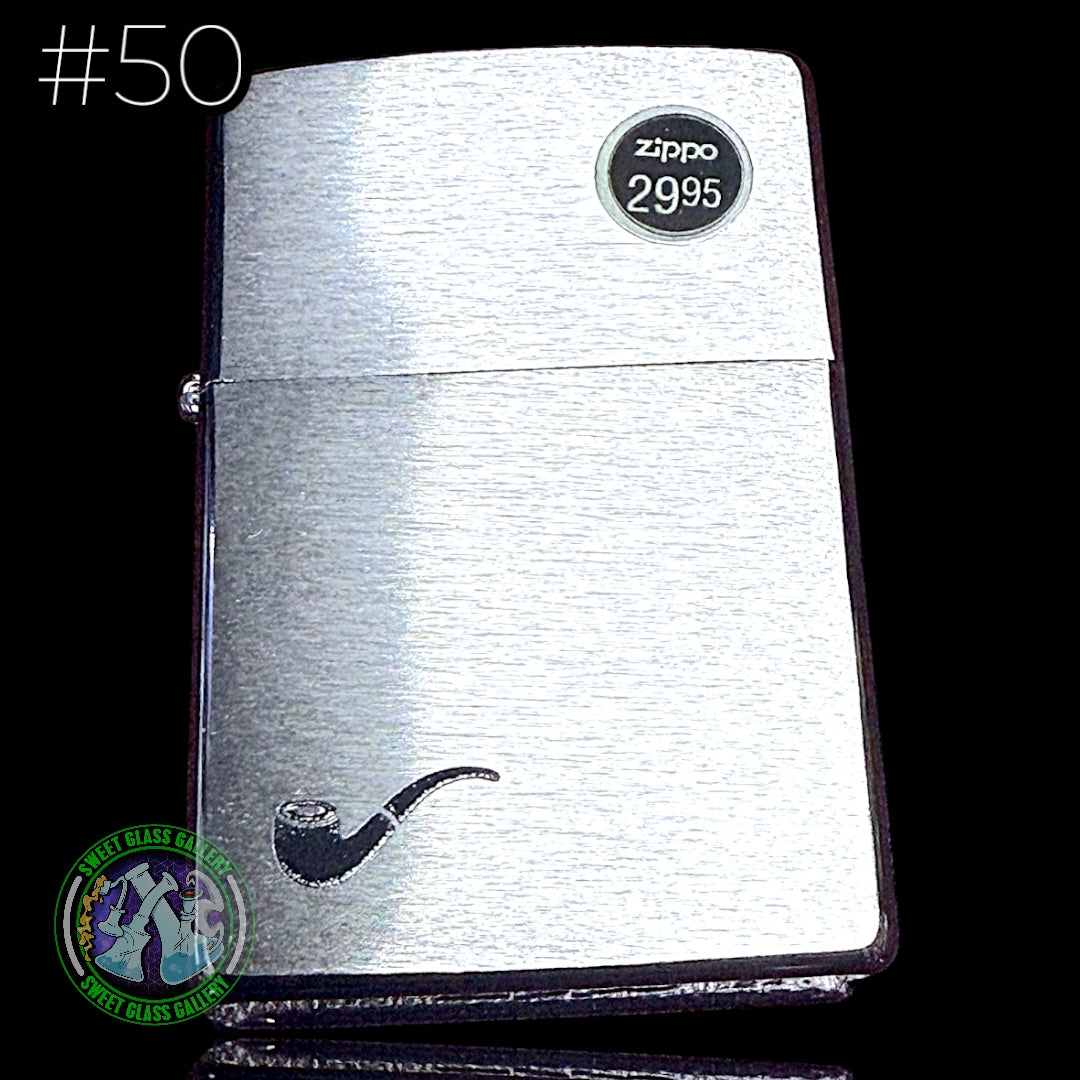 Zippo - Lighter #50 (Brushed Finish Chrome)