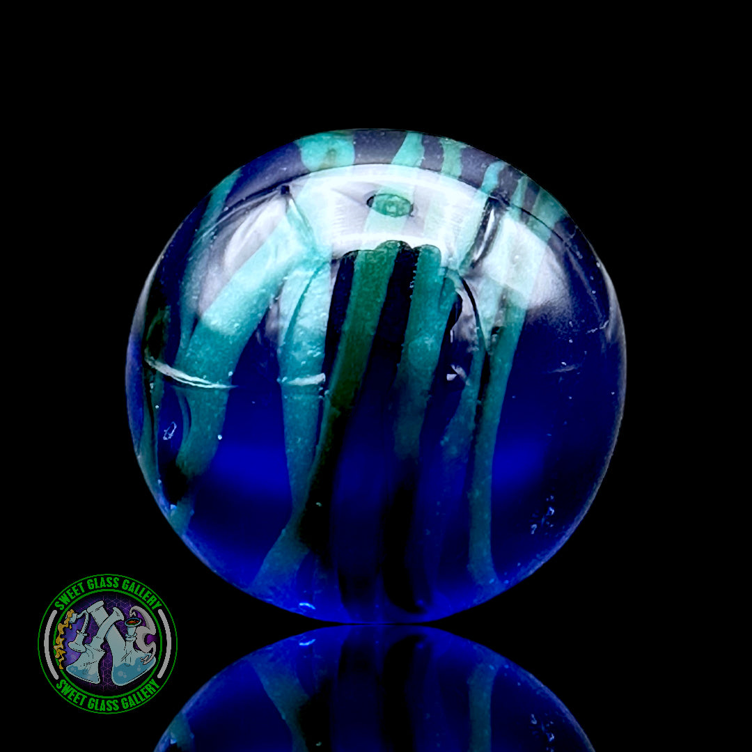 Blue Jay Glass - Marble (24mm) #2