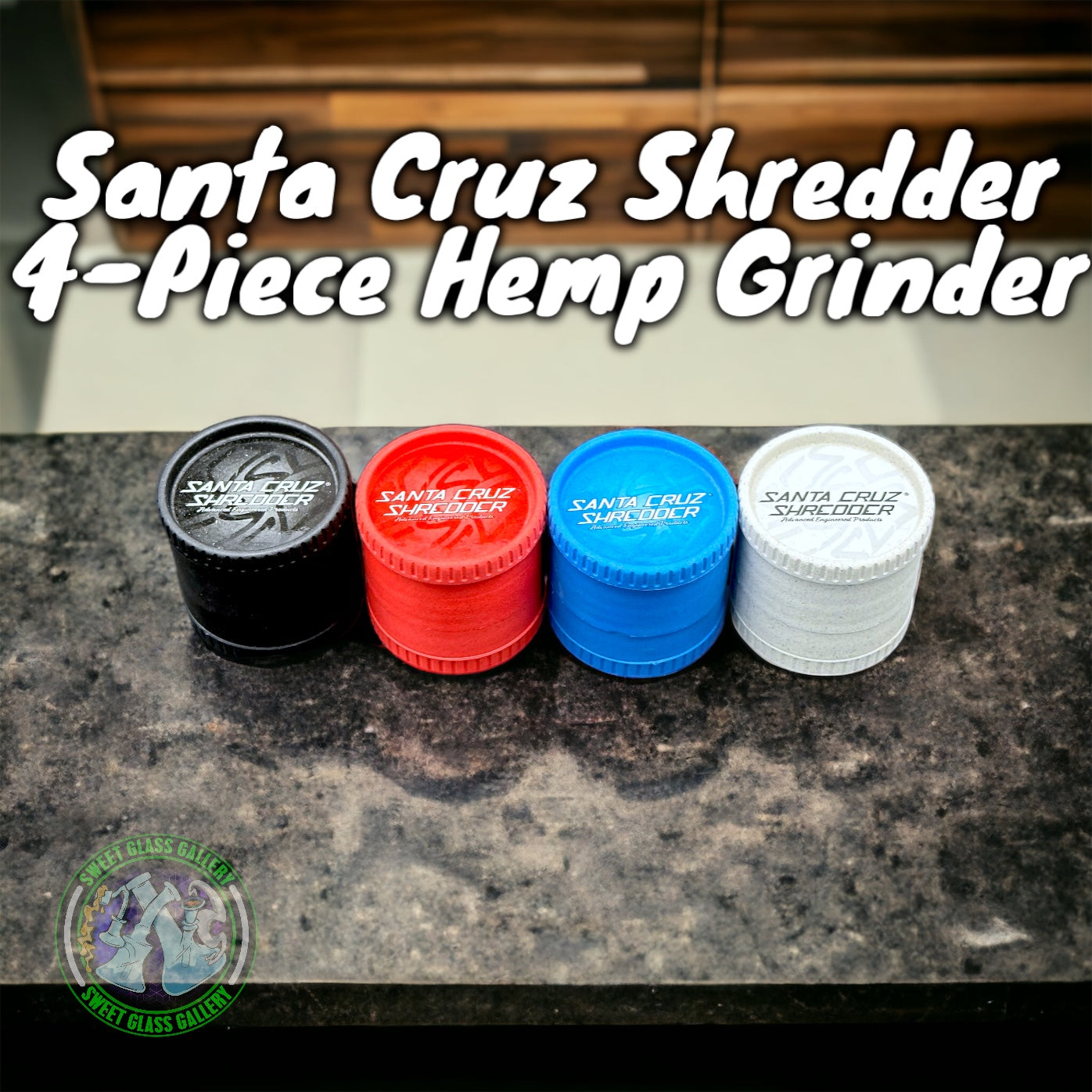 Santa Cruz Shredder - Hemp 4-Piece Grinder