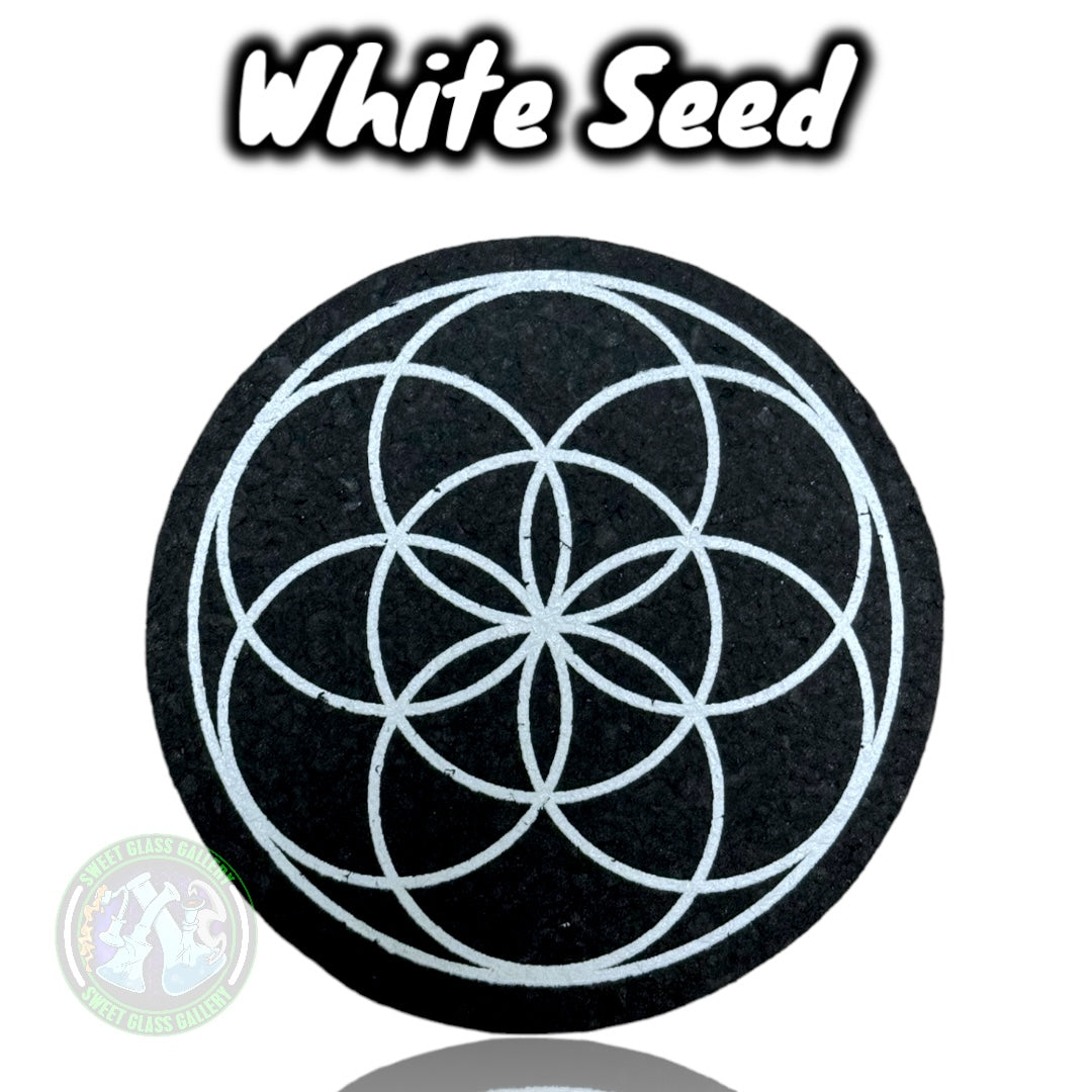 Moodmats -Dab Mat (White Seed)