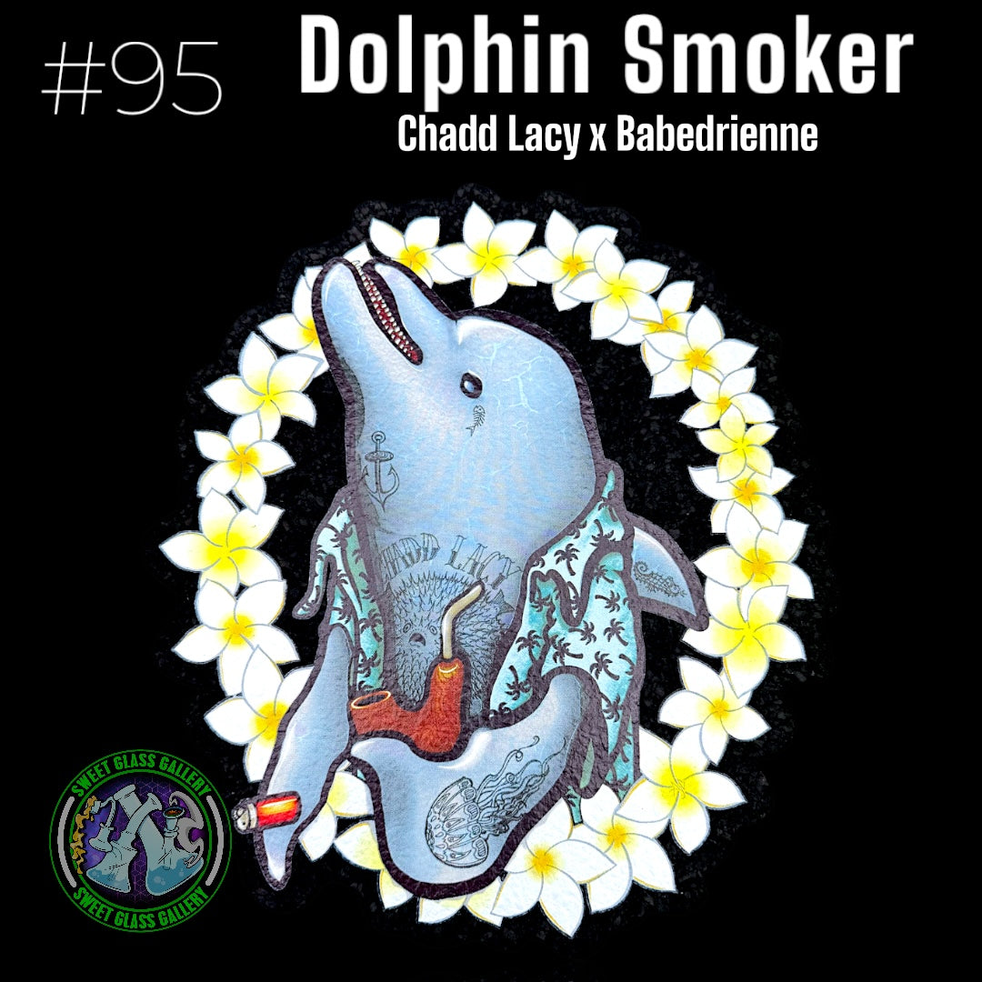 Moodmats - Dab Mat #95 - Dolphin Smoker By: Chadd Lacy x Babedrienne