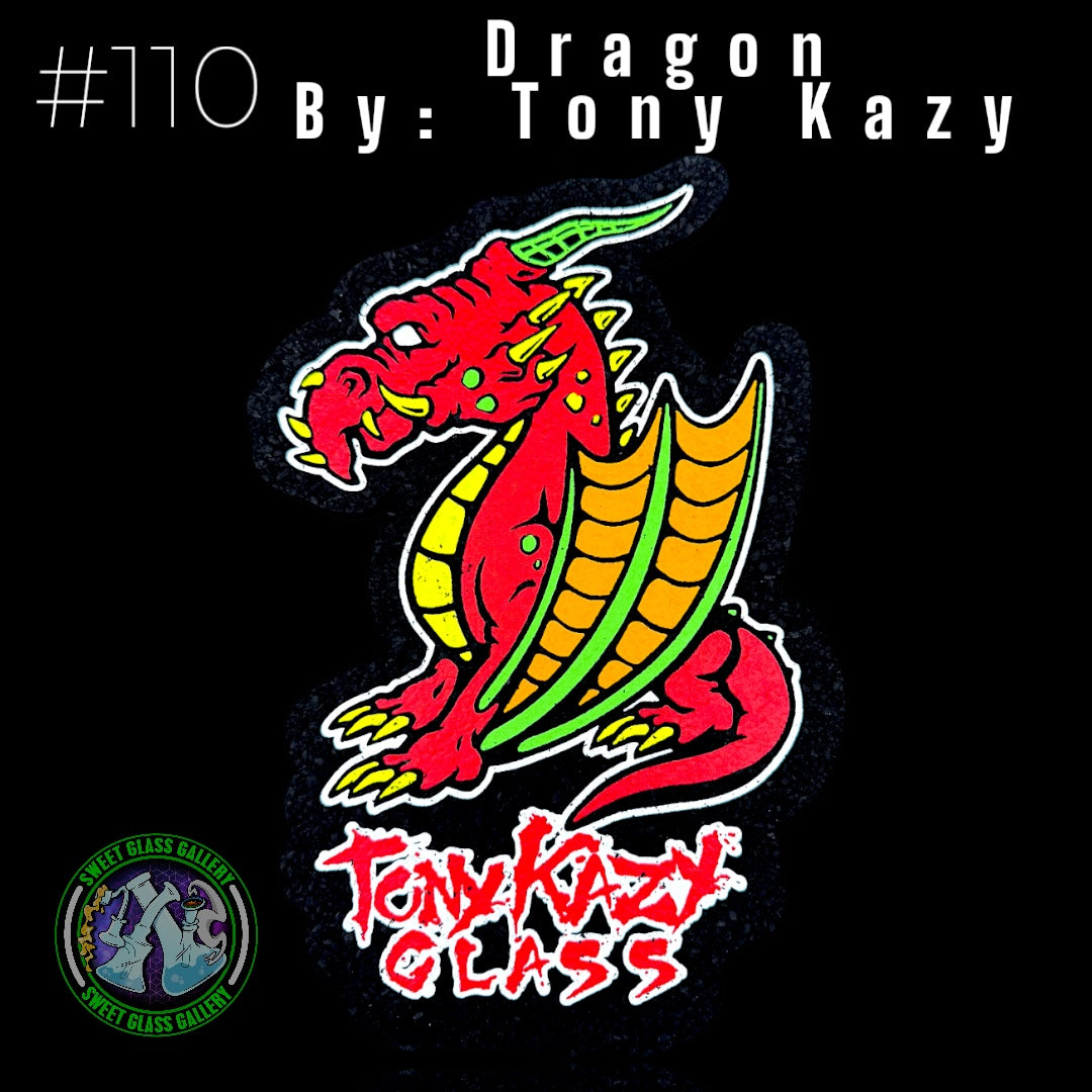 Moodmats - Dab Mat #110 - Dragon By: Tony Kazy