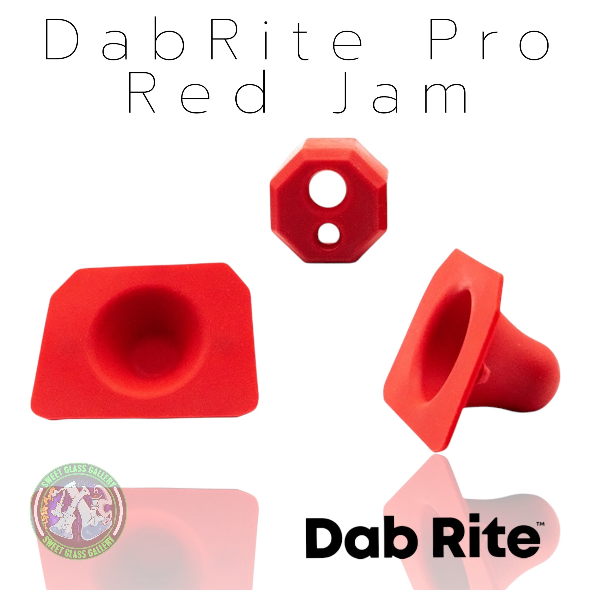 Dab Rite - Pro Silicone Set - Red Jam
