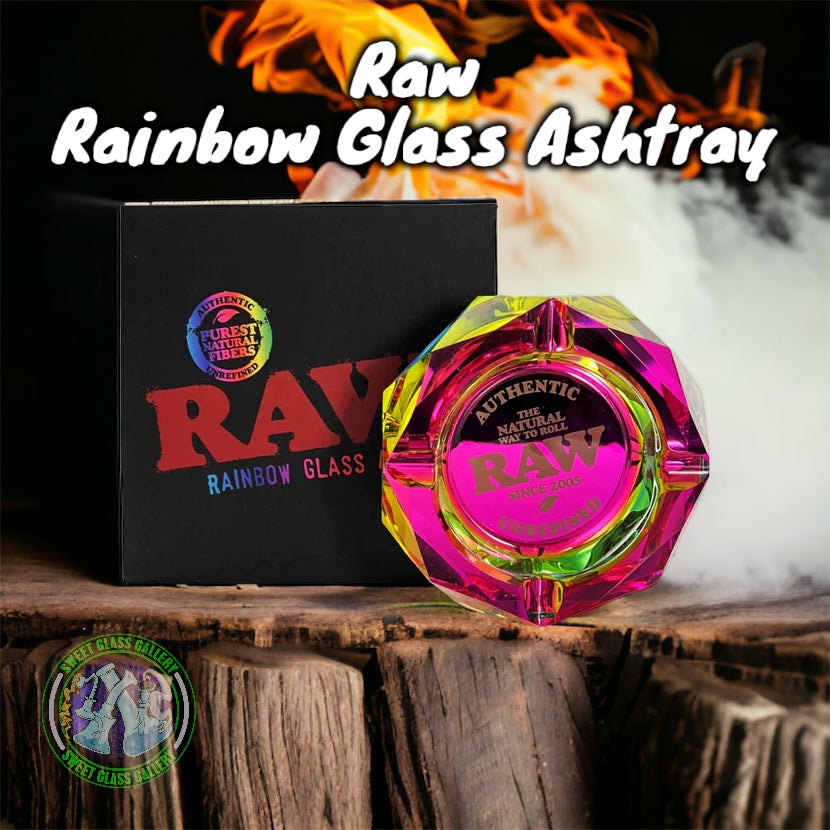 Raw - Rainbow Glass Ashtray