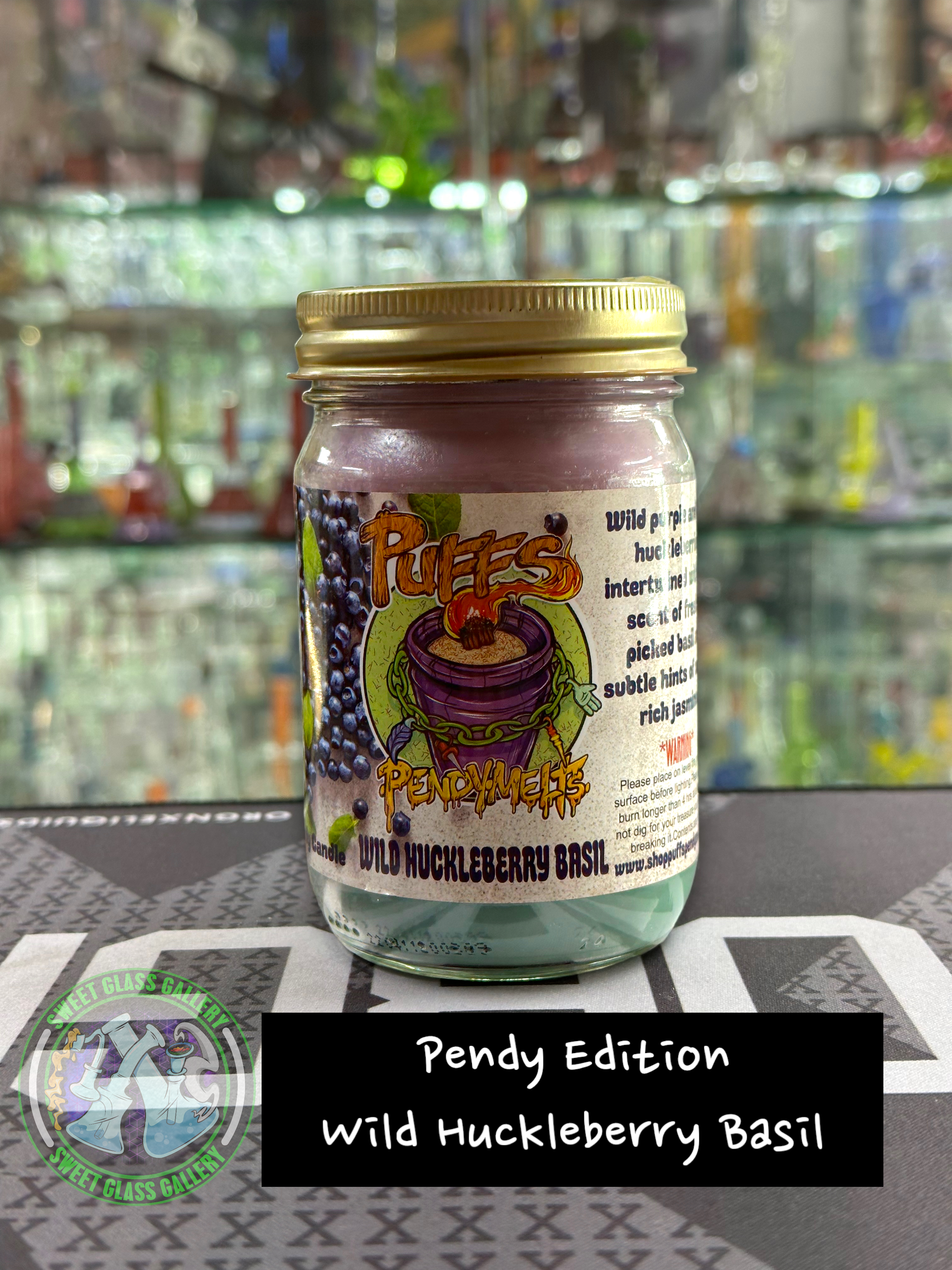 Puffs Pendy Melts - Pendant Edition - Wild Huckleberry Basil