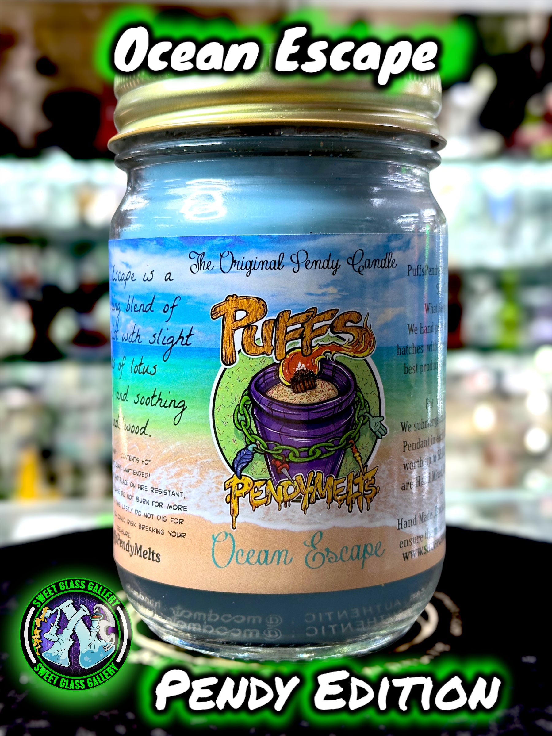Puffs Pendy Melts - Pendant Edition - Ocean Escape