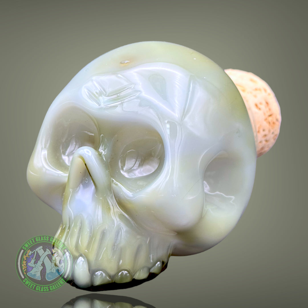 Carsten Glass - Skull Nug Jar (UV)