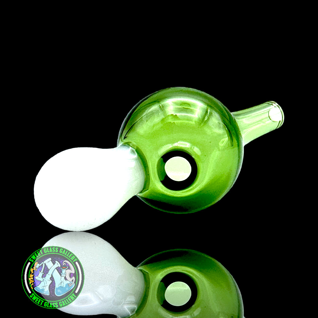 CPB Glass - Directional Carb Cap (Green & White)