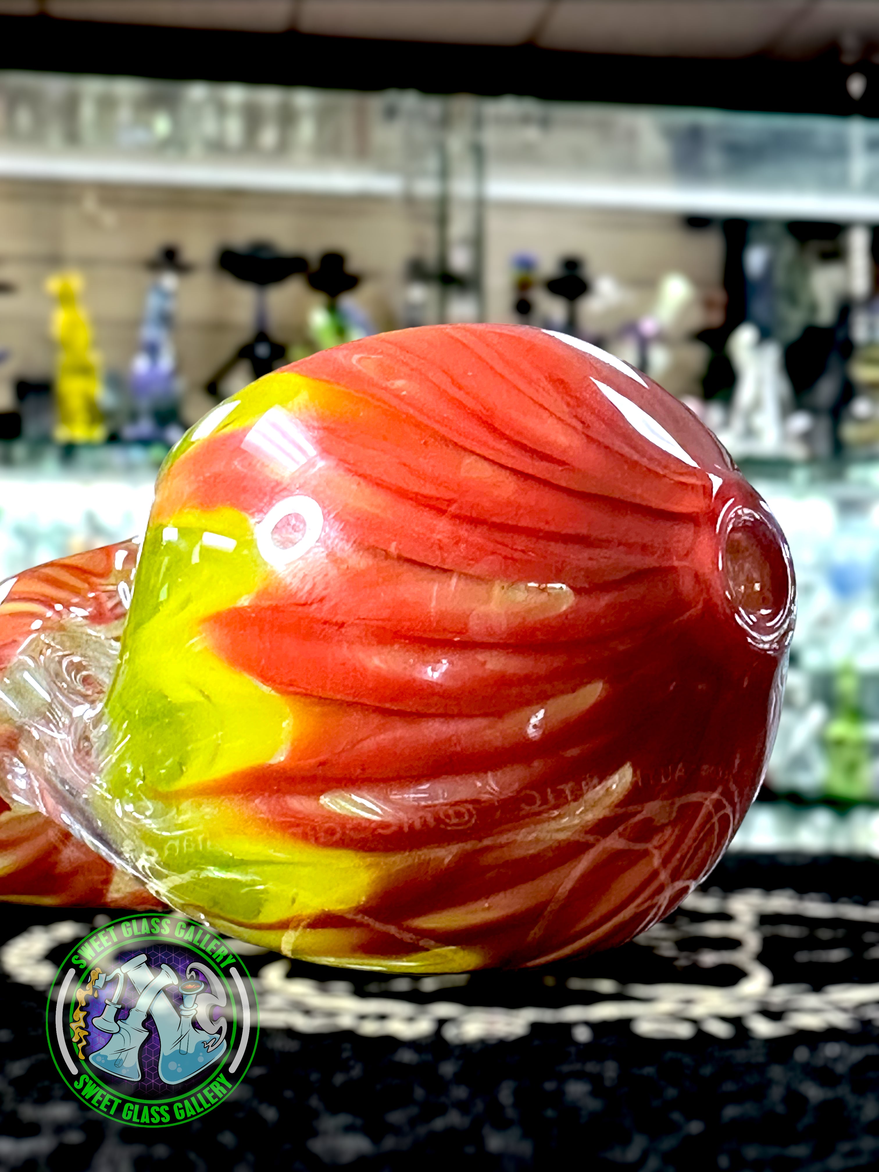 Daniel's Glass Art - Triple Donut Dry Pipe