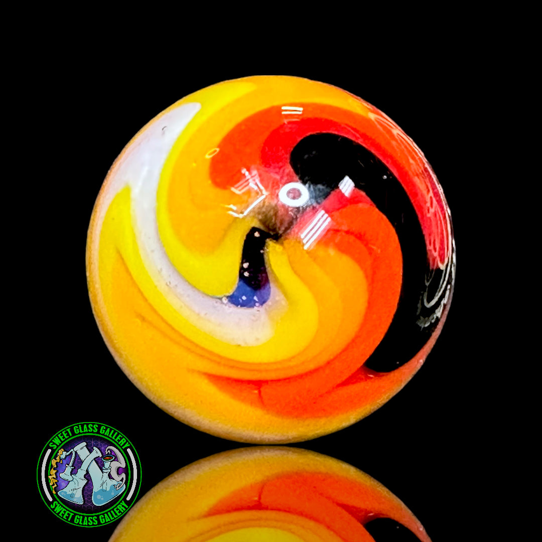 Andy Melts - Line-Worked Marble 24mm #4