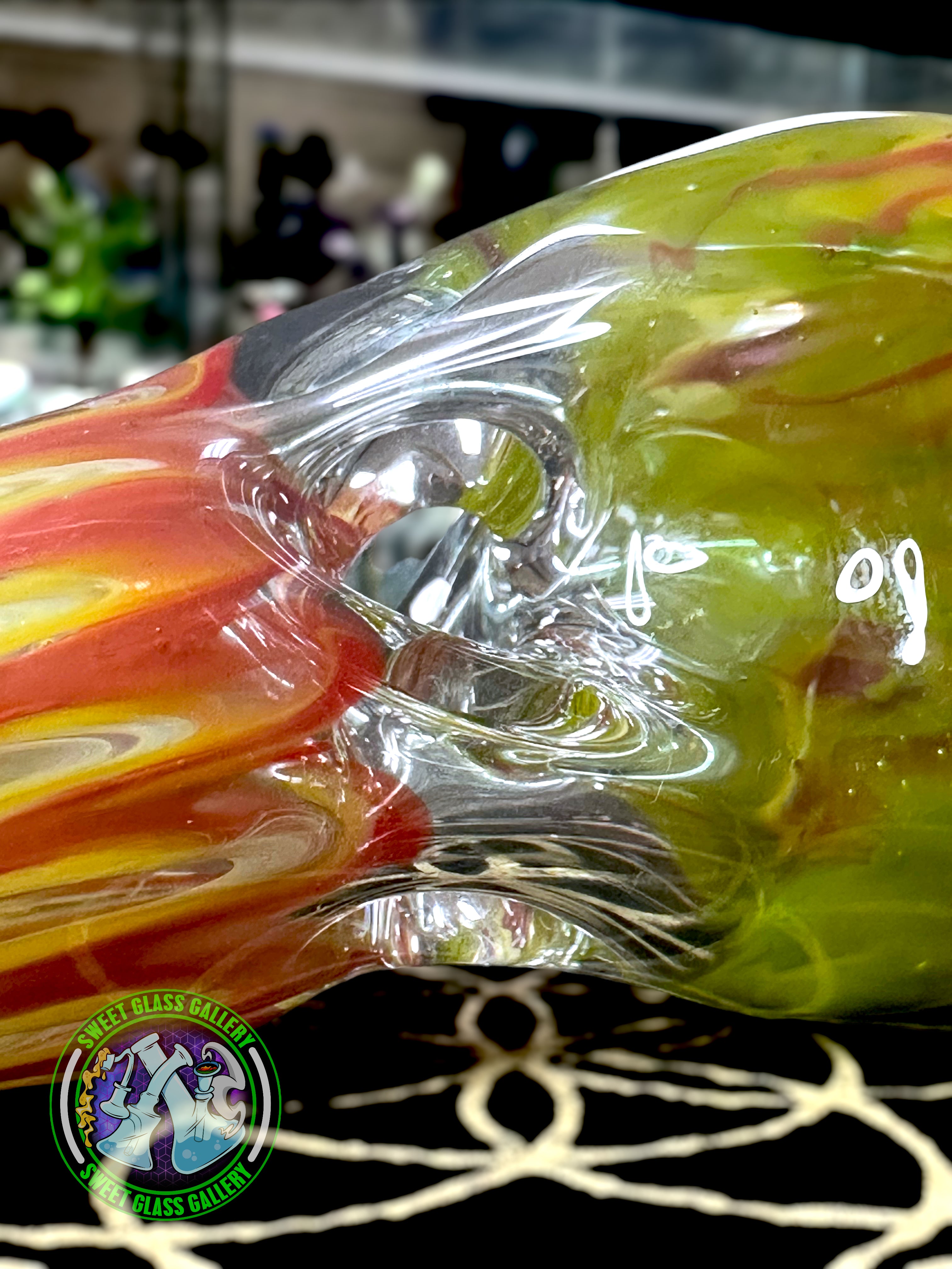 Daniel's Glass Art - Triple Donut Dry Pipe