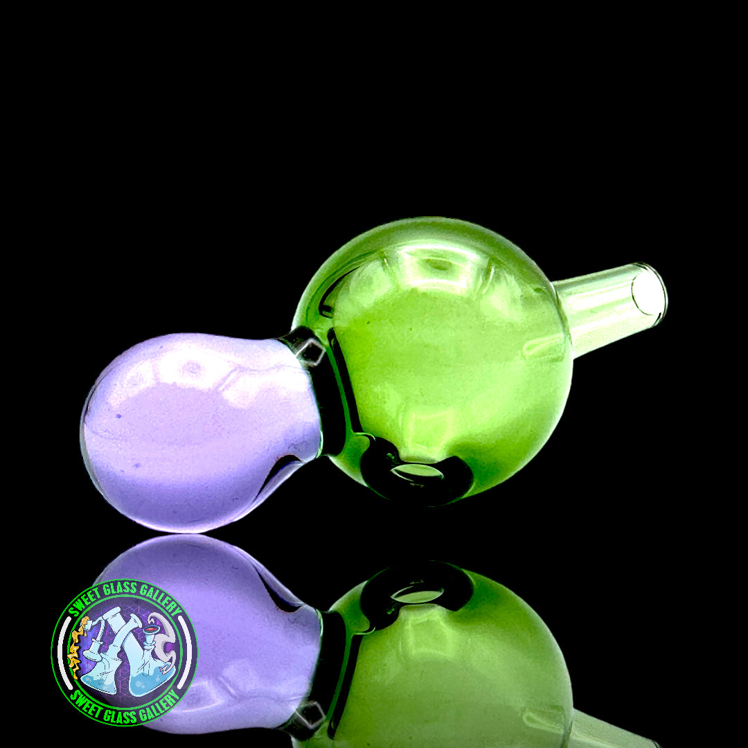 CPB Glass - Directional Carb Cap (Green & Purple)