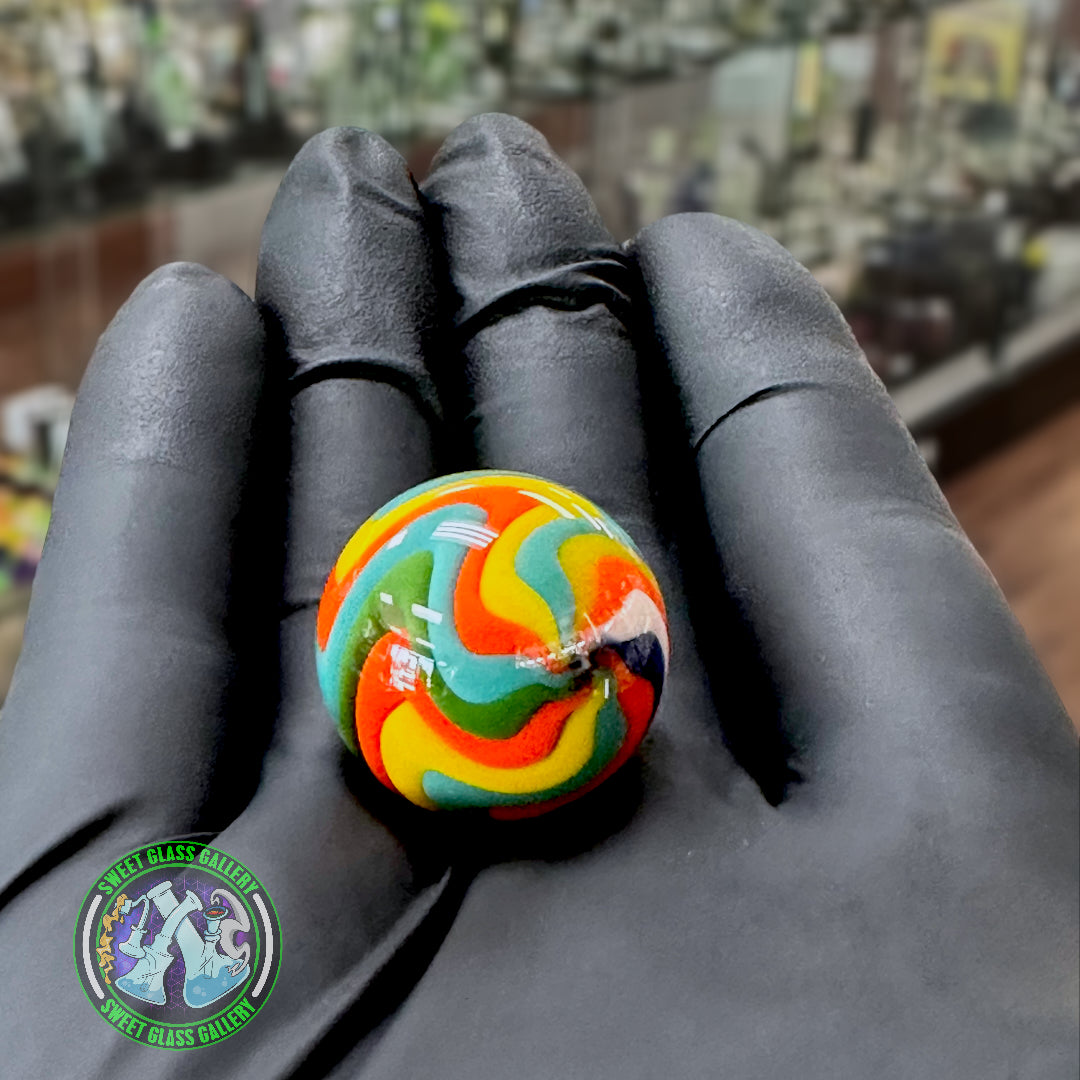Andy Melts - Line-Worked Marble 22mm #3