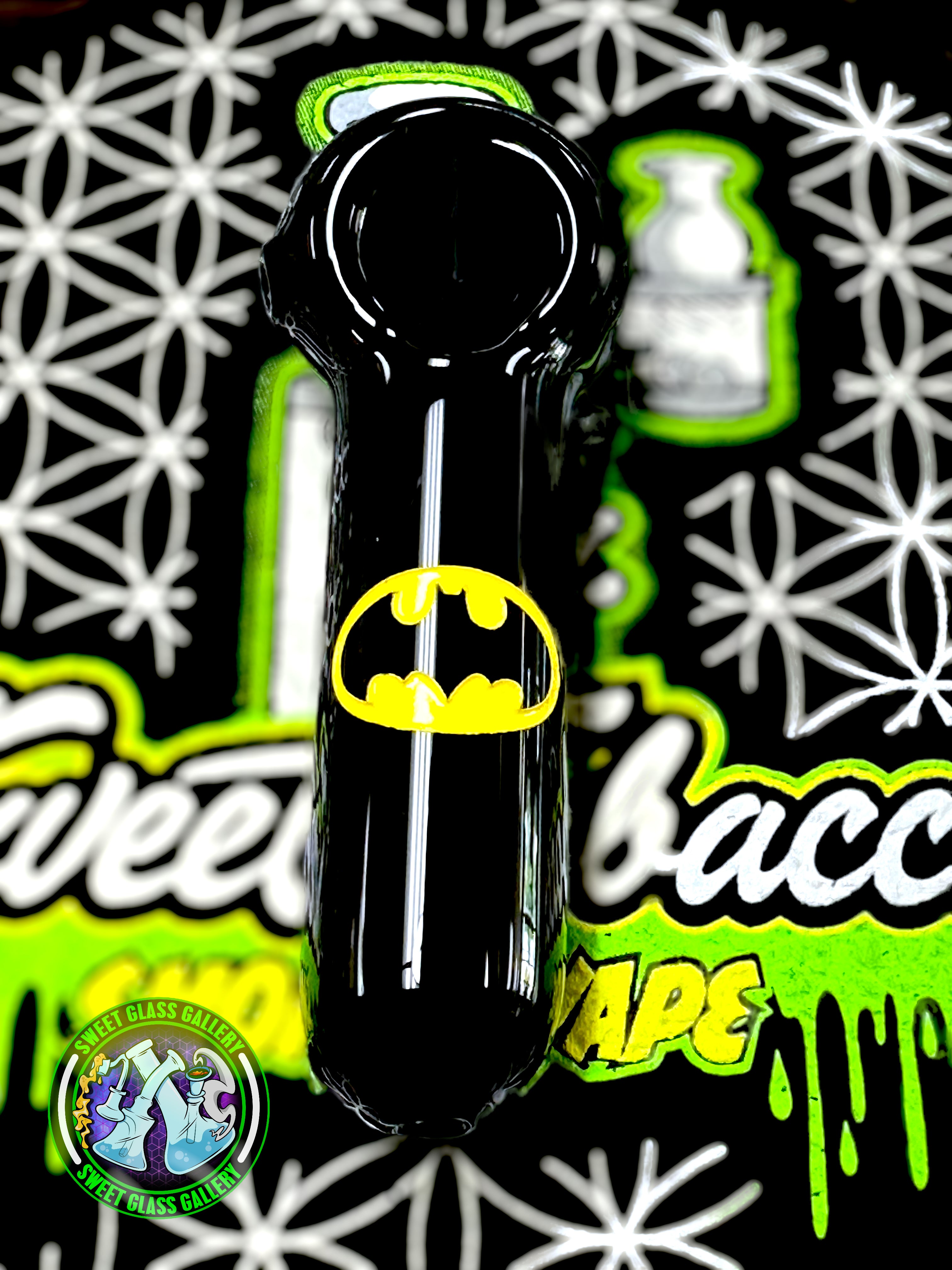 Daniel's Glass Art - Spoon Dry Pipe (Batman)
