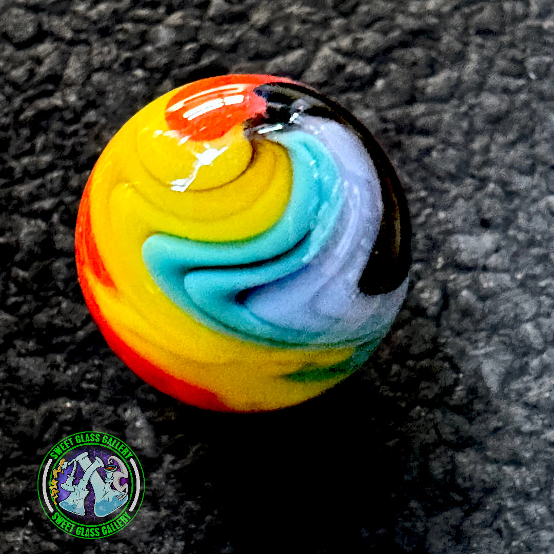 Andy Melts - Line-Worked Marble 22mm #1
