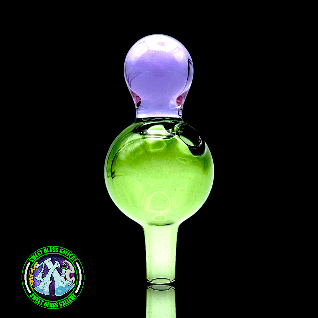 CPB Glass - Directional Carb Cap (Green & Purple)