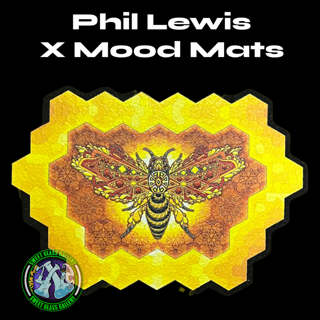 Moodmats -Dab Mat - Phill Lewis (Honeycomb Bee)