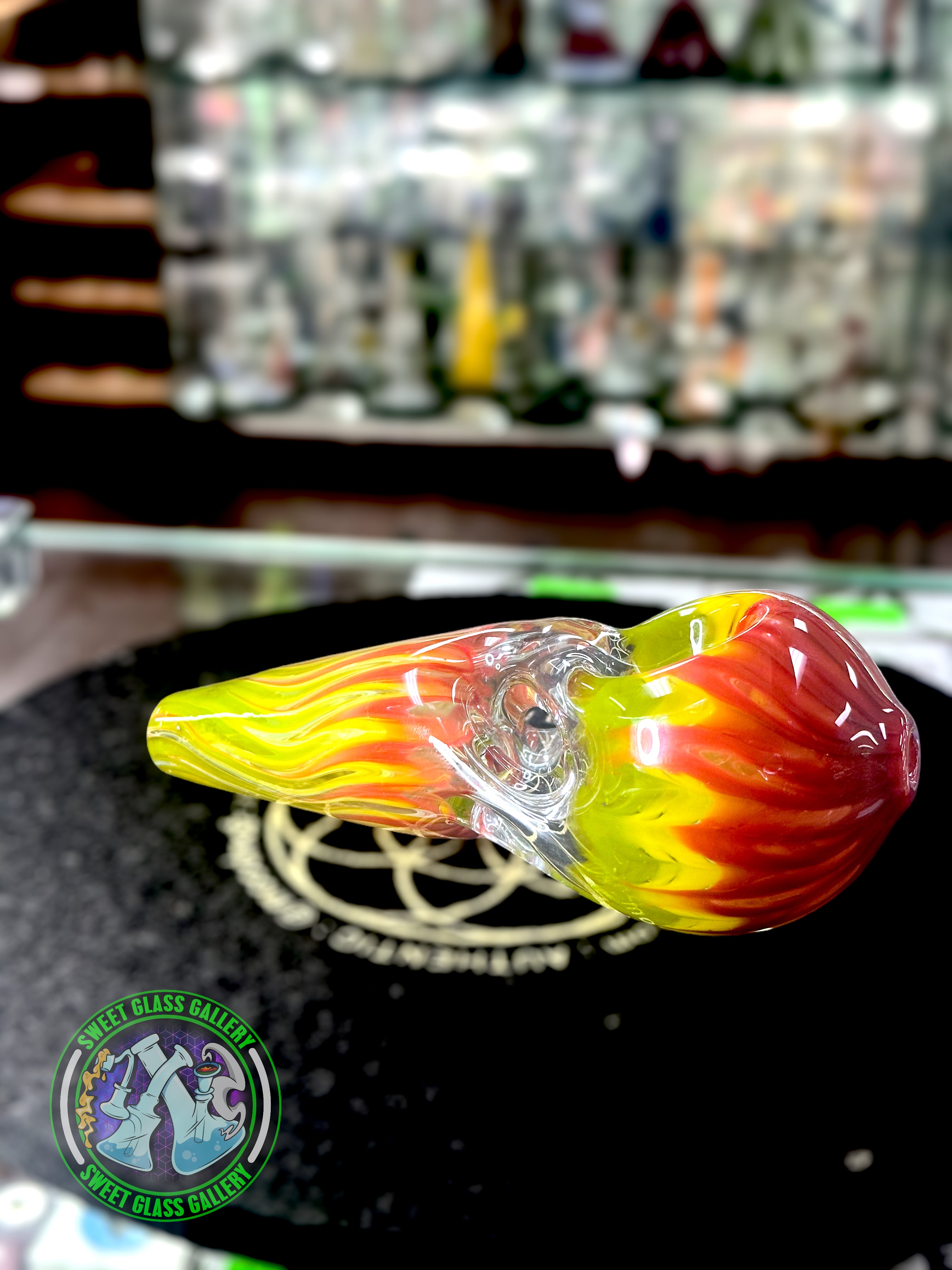 Daniel's Glass Art - Triple Donut Dry Pipe