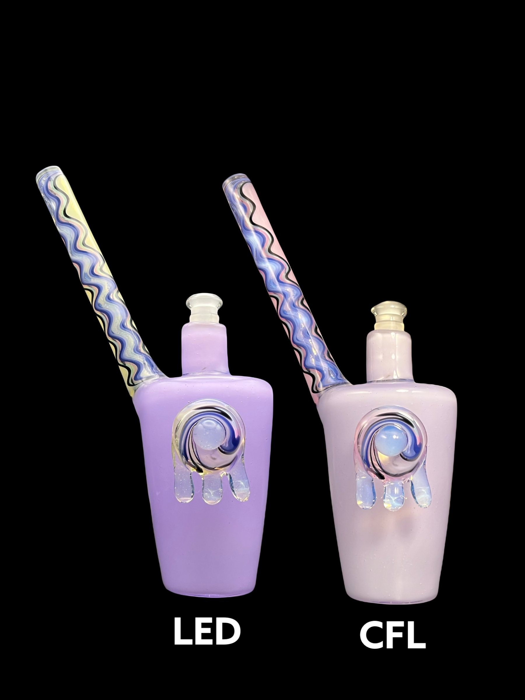 Hula Glass - Wigwag Drippy Cup Holder Rig (CFL) (UV)