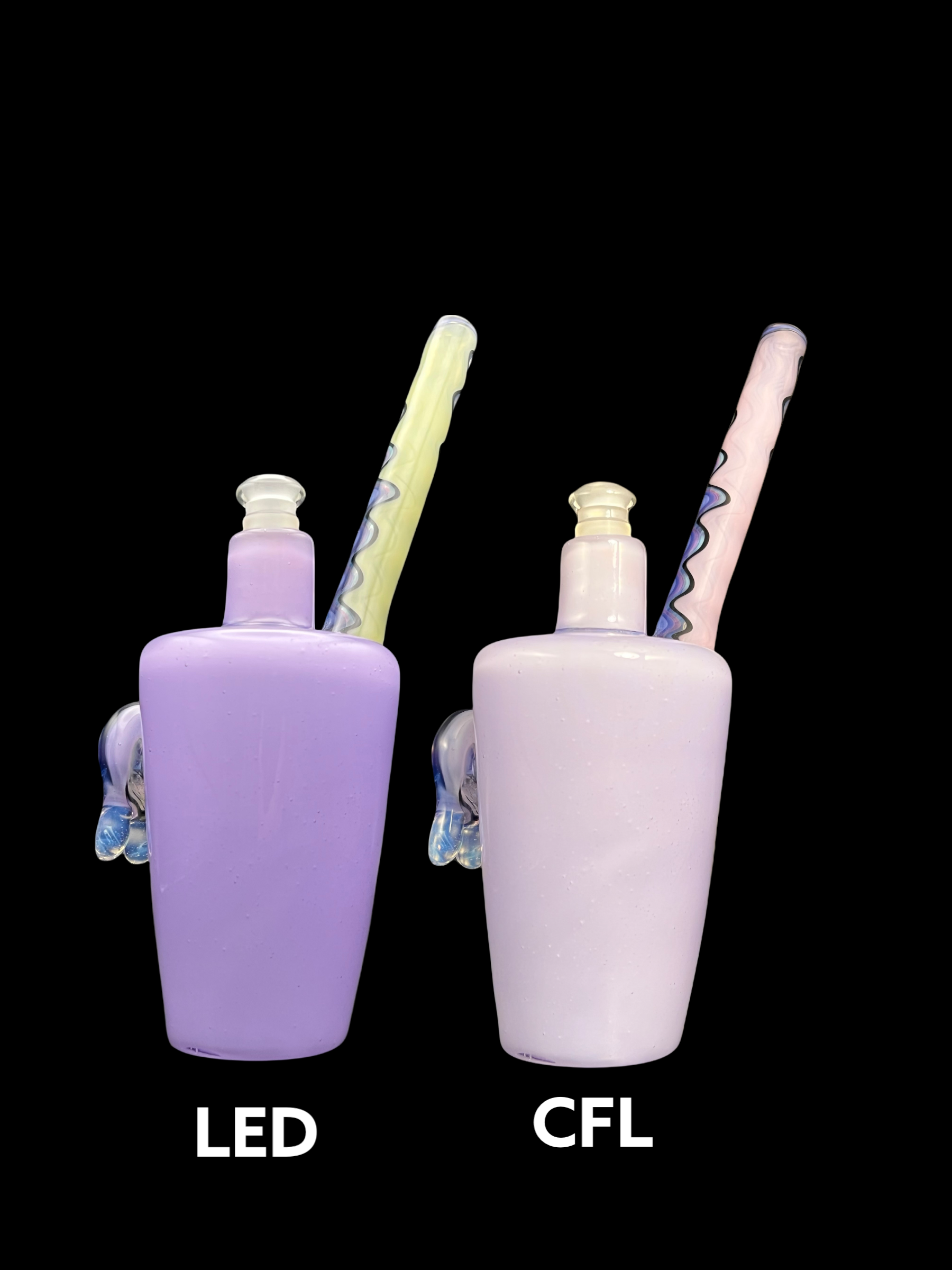 Hula Glass - Wigwag Drippy Cup Holder Rig (CFL) (UV)