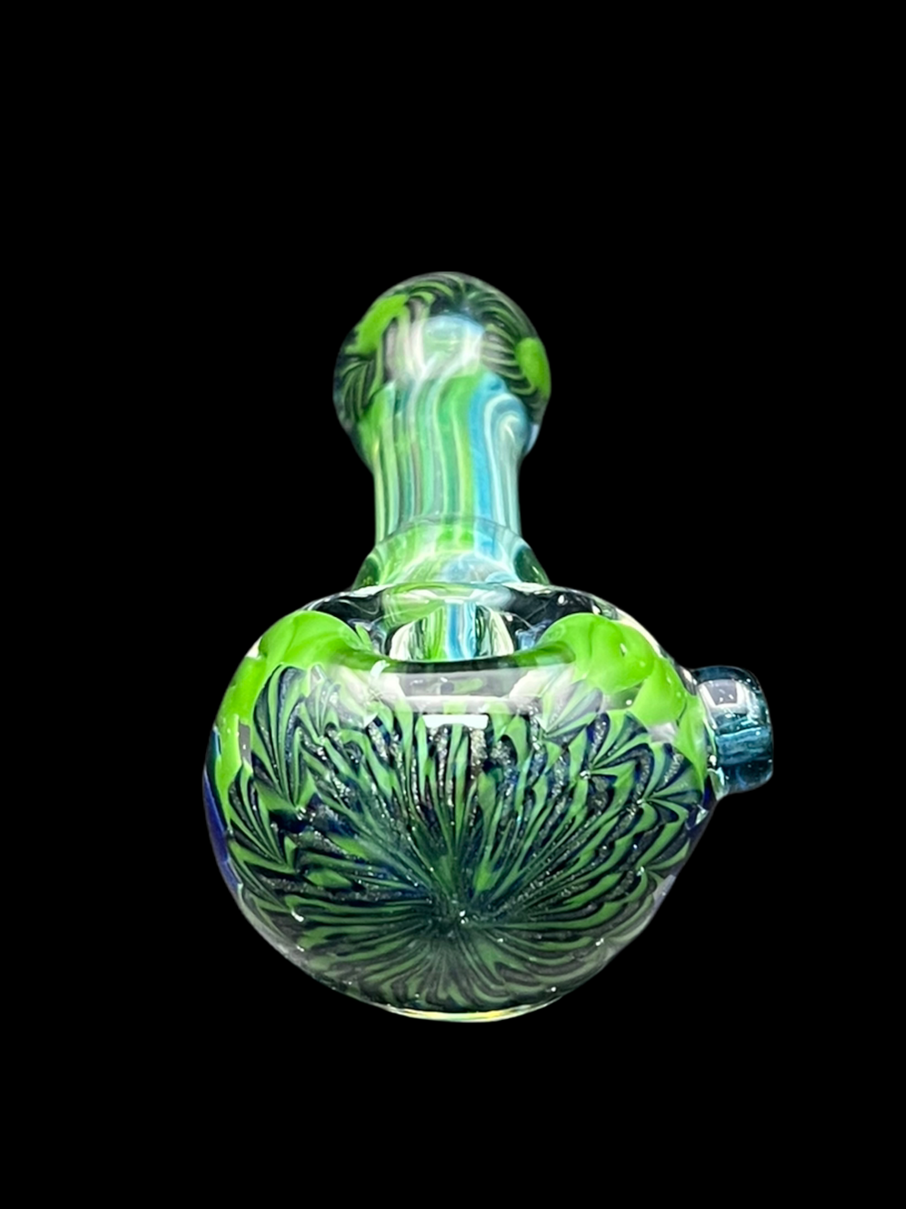 Glass Act Glassworx - Dichro Hand Pipe (Green)