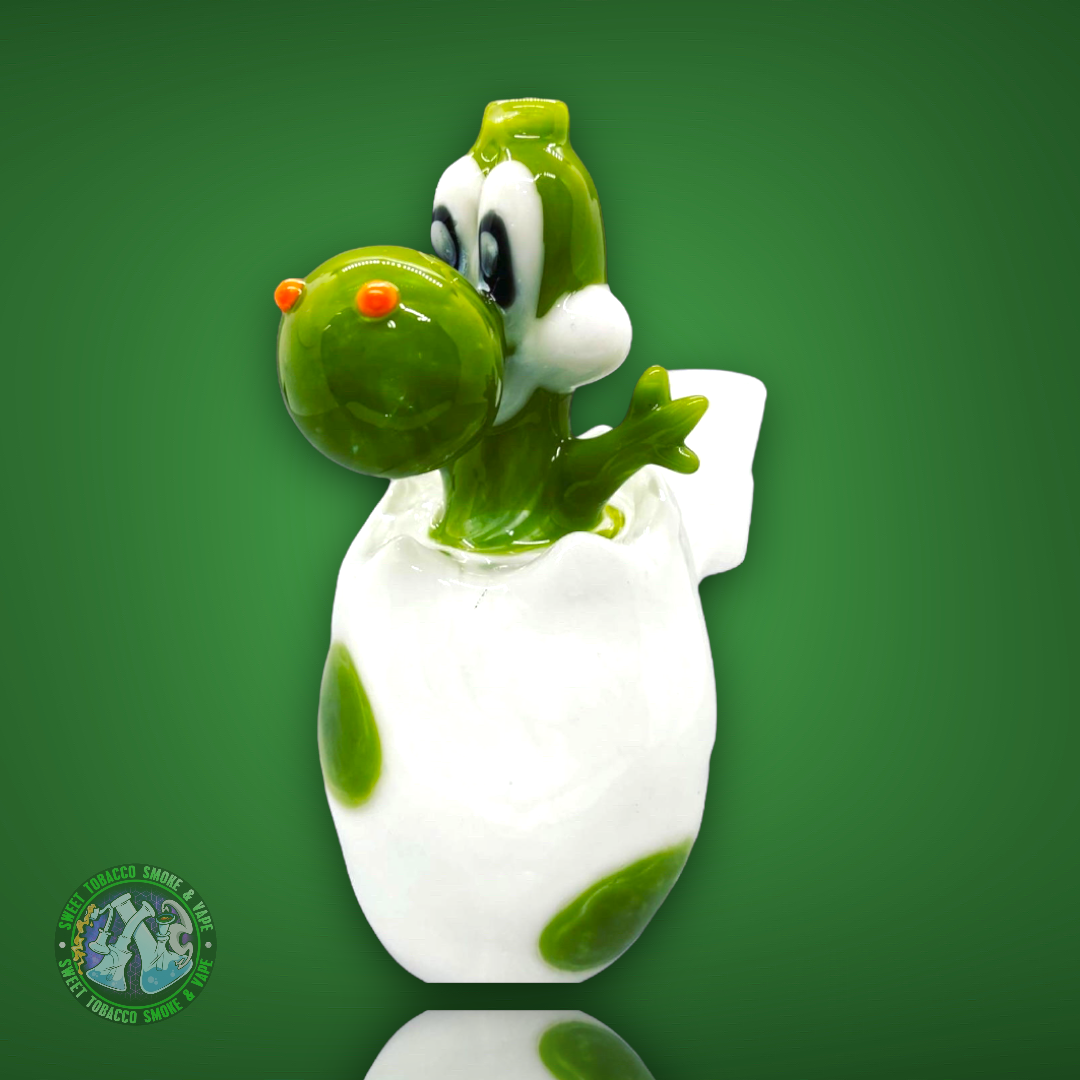 Daniel's Glass Art - Sculpted Rig (Yoshi Hatch-ling Egg)