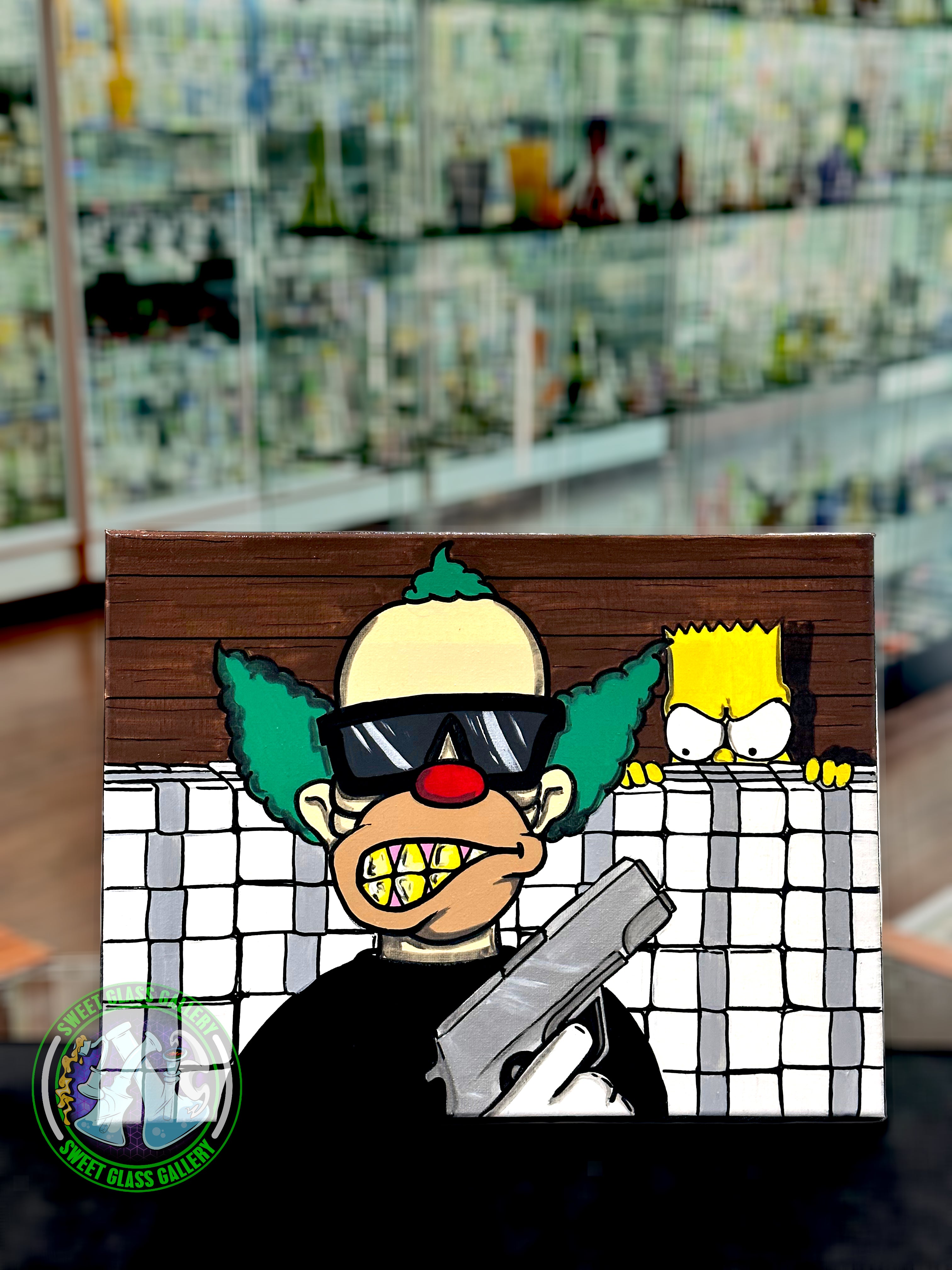 Avila Sicc - Painting (Krusty & Bart - The Simpsons)