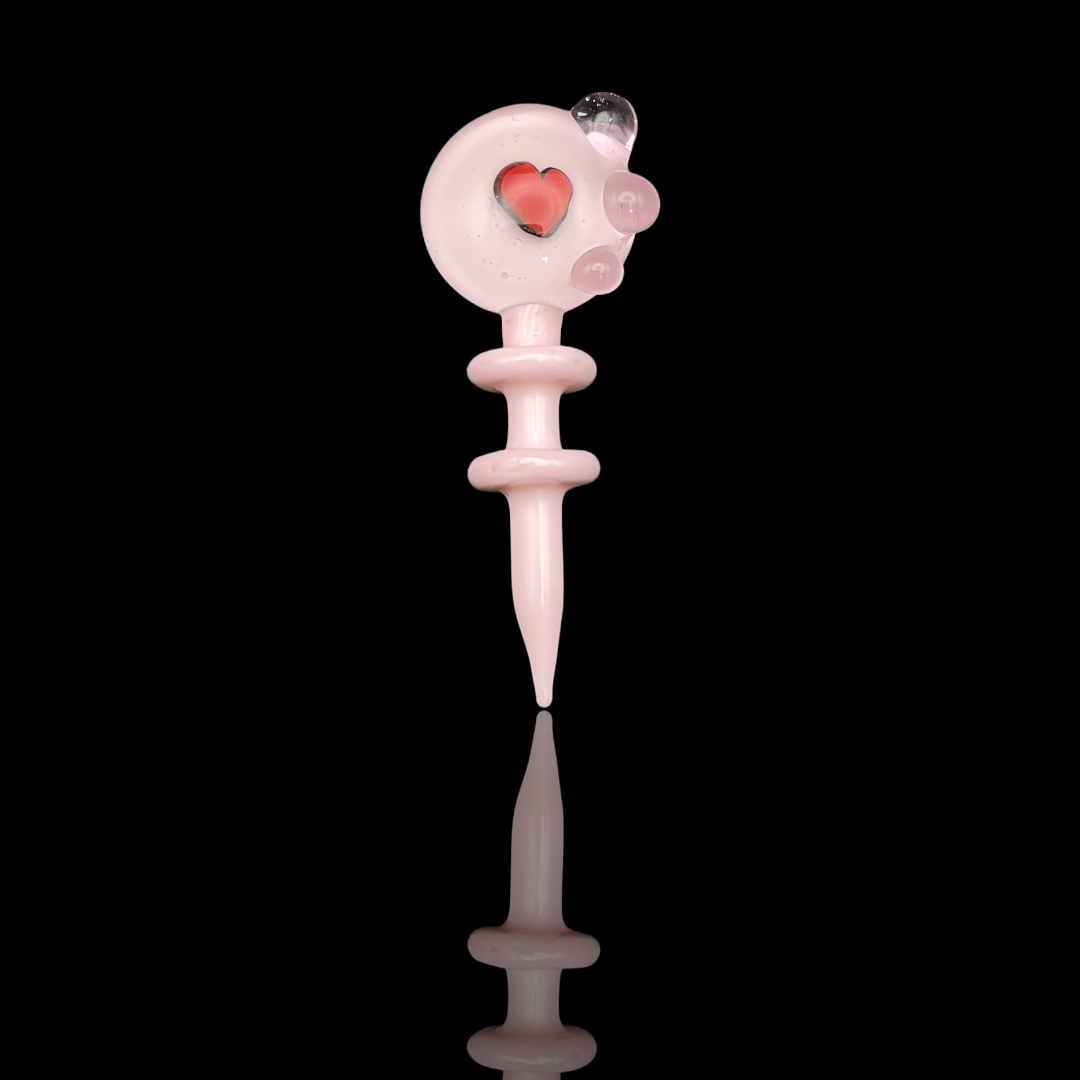 ITF Glass - Pink Heart Milli Dab Tool