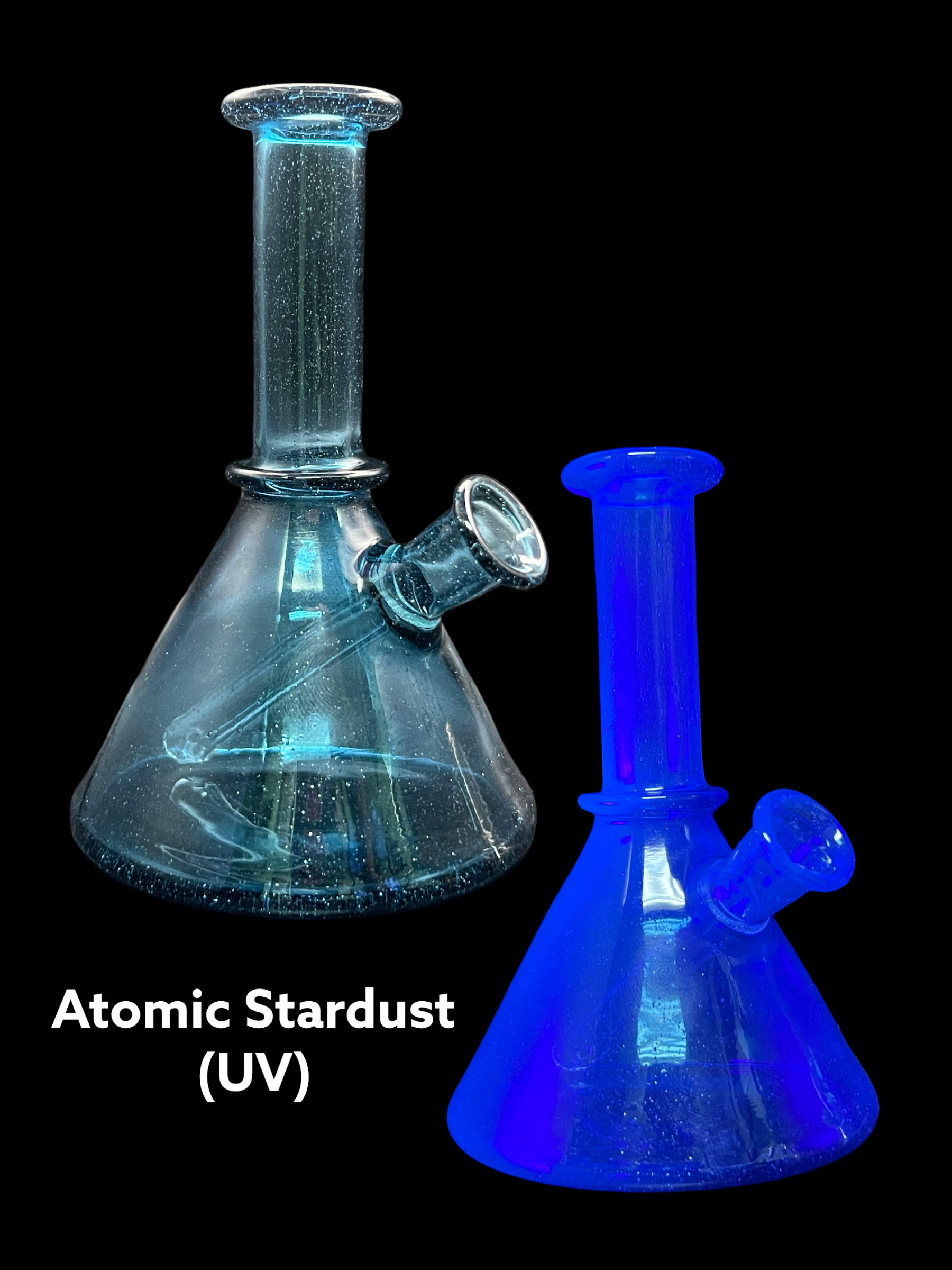Selko Glass - Shreddy Flask Mini Beaker Rig (Atomic Stardust)